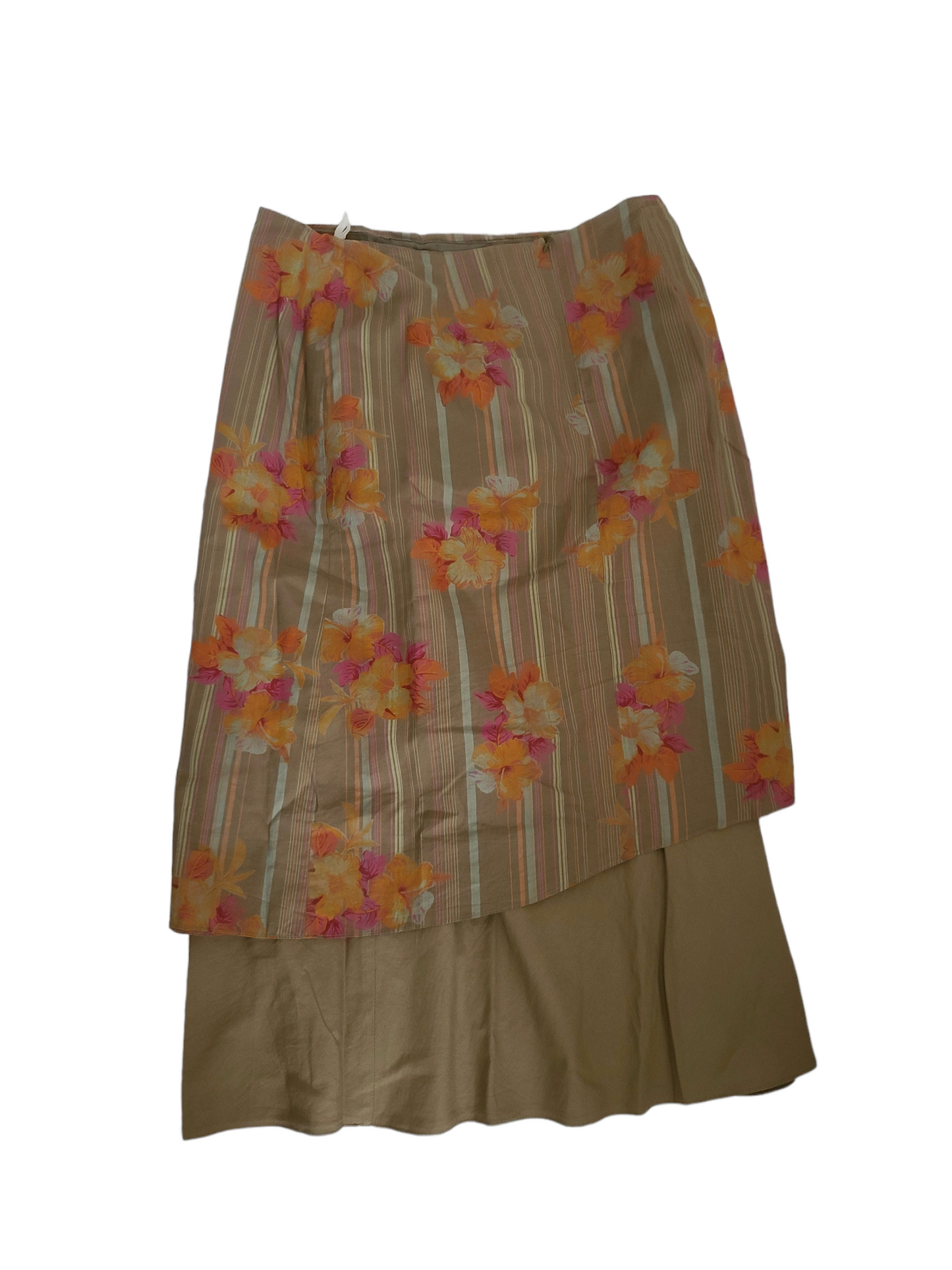 Vintage y2k printed flowers cottage coquette skirt