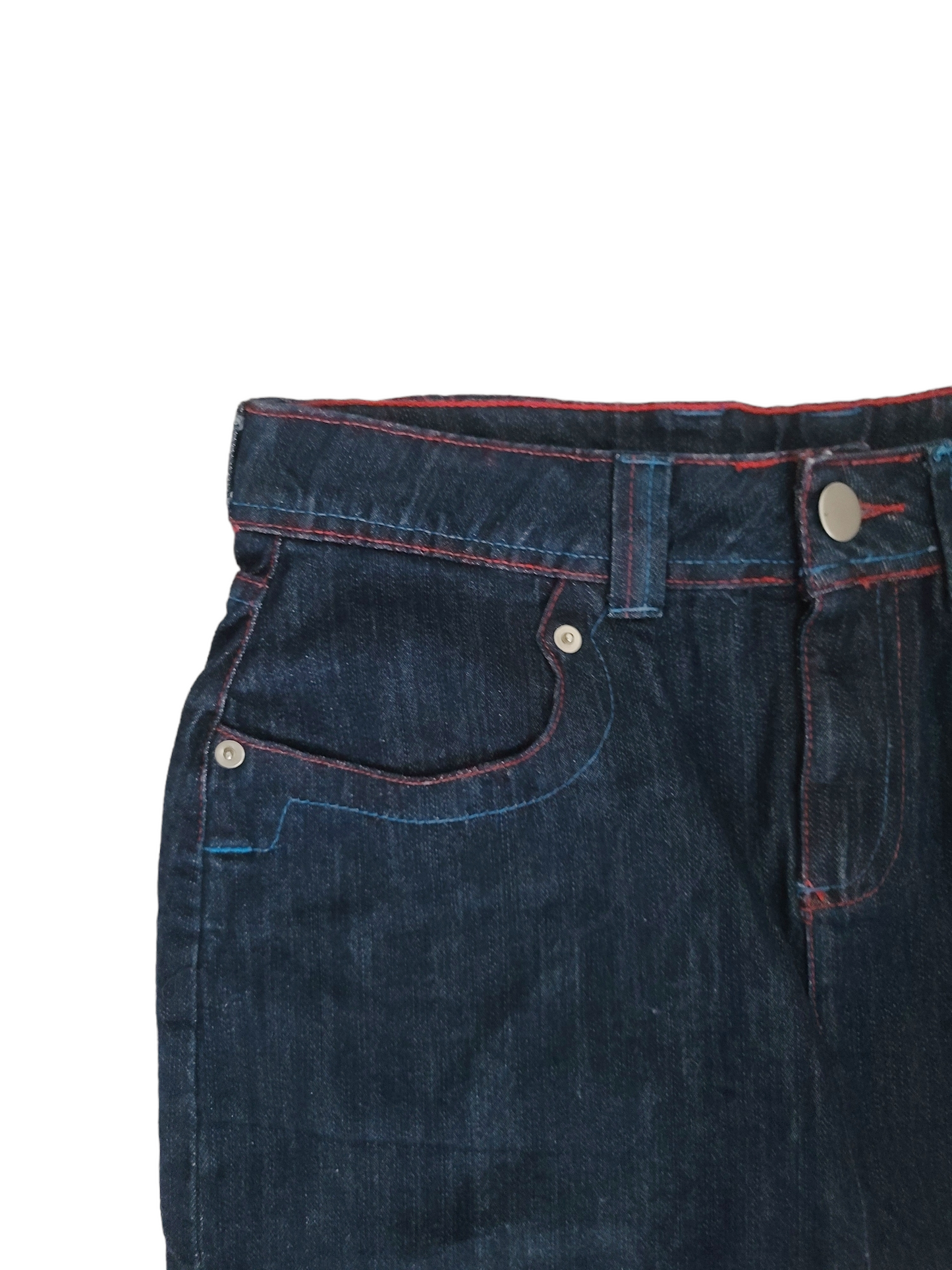 Vintage y2k jean mini skirt