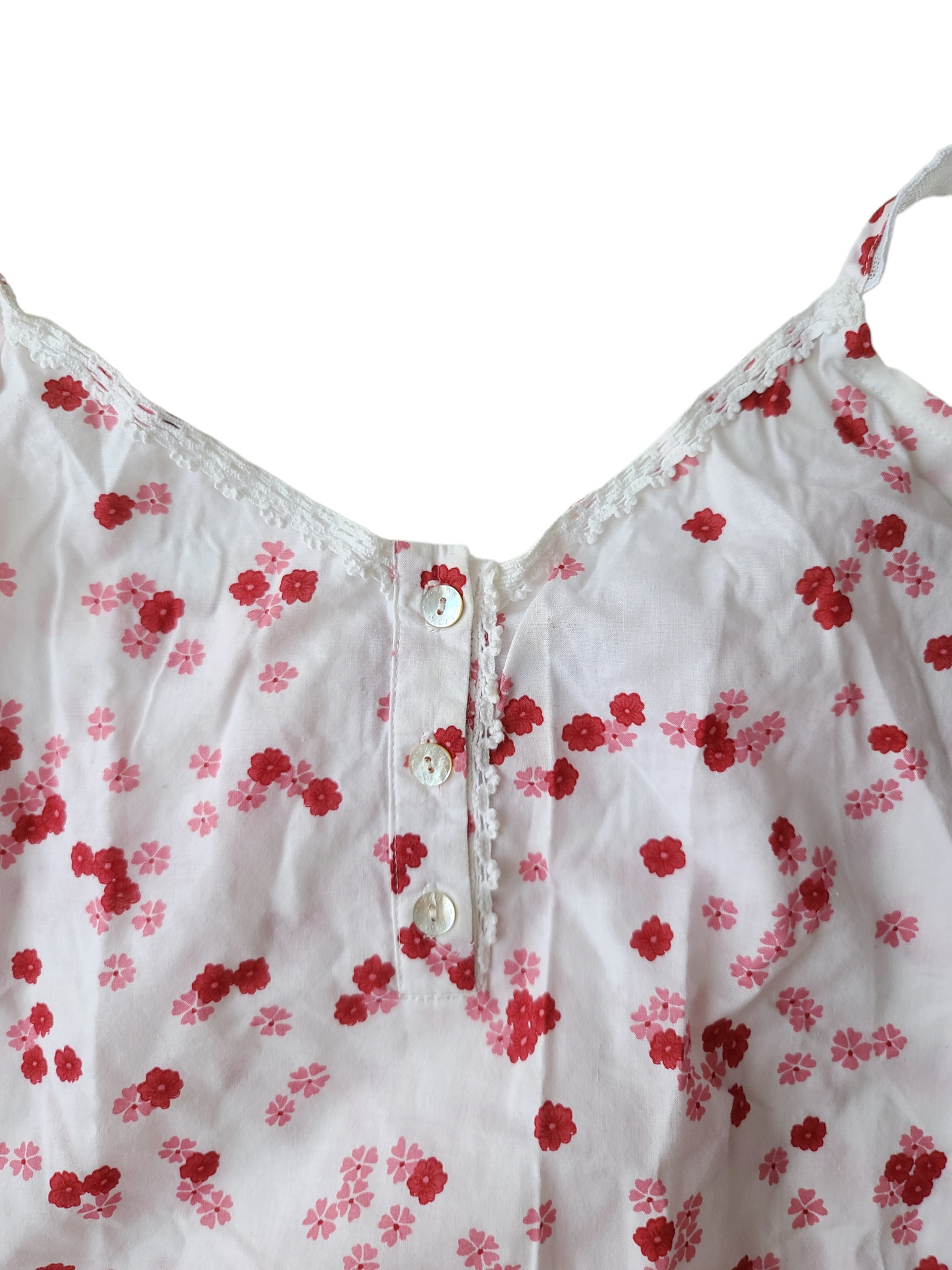 Vintage y2k coquette flowers top