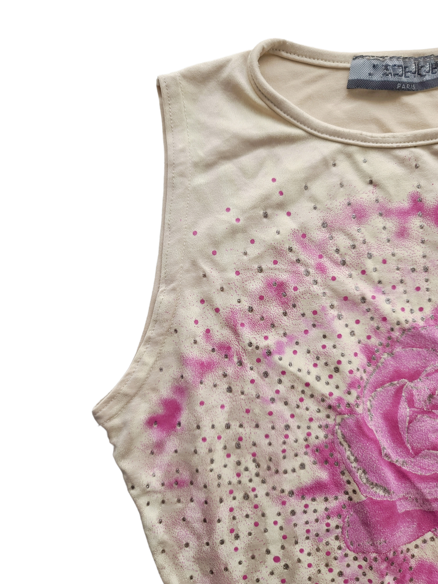 Y2k vintage flowers printed tank top