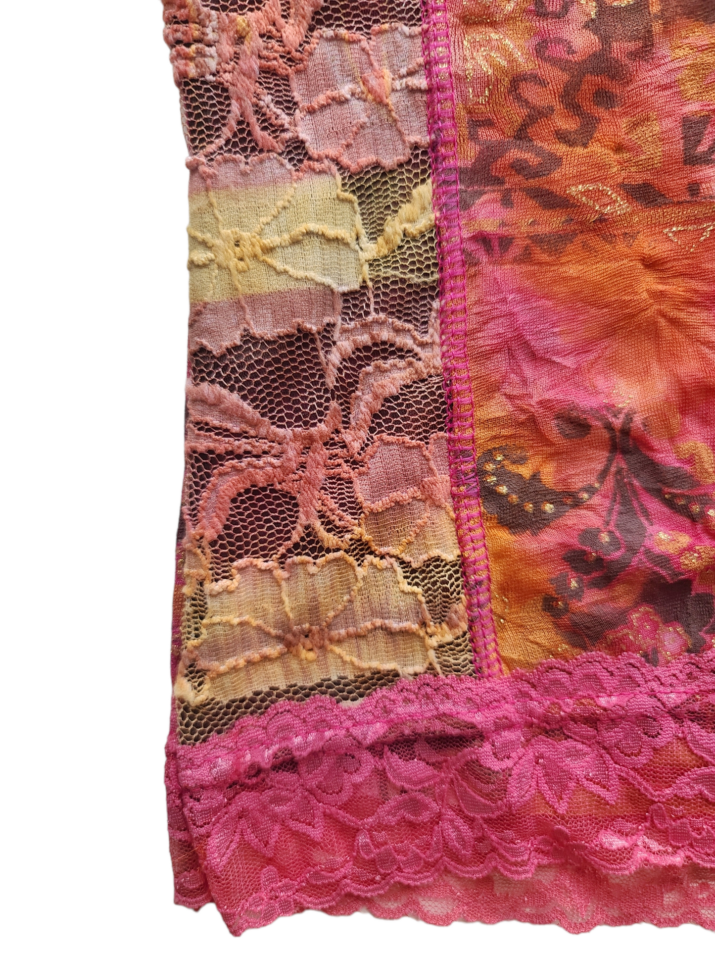 Fairy y2k vintage coquette pink lace top