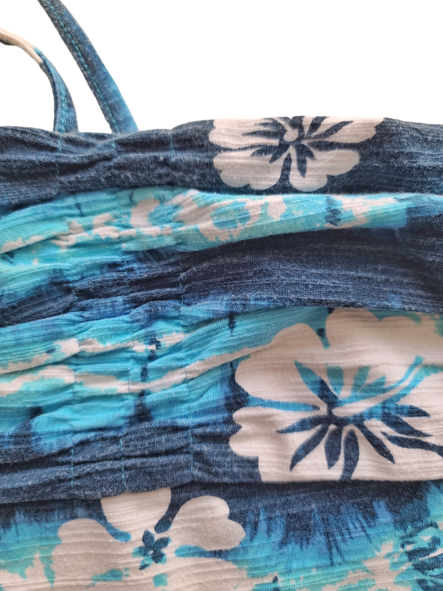 90s asymetric beachwear cami top