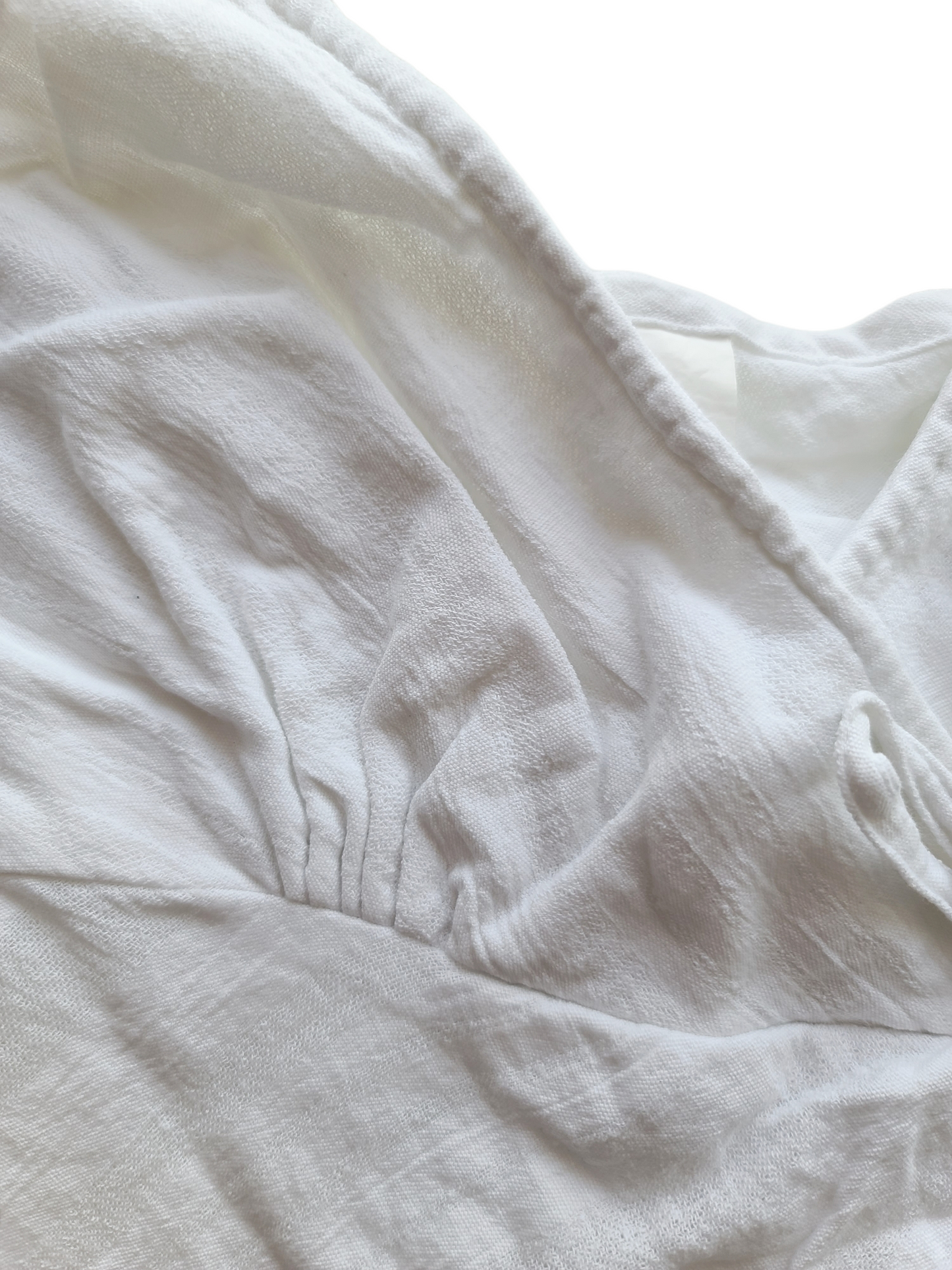Y2k vintage flirty white top