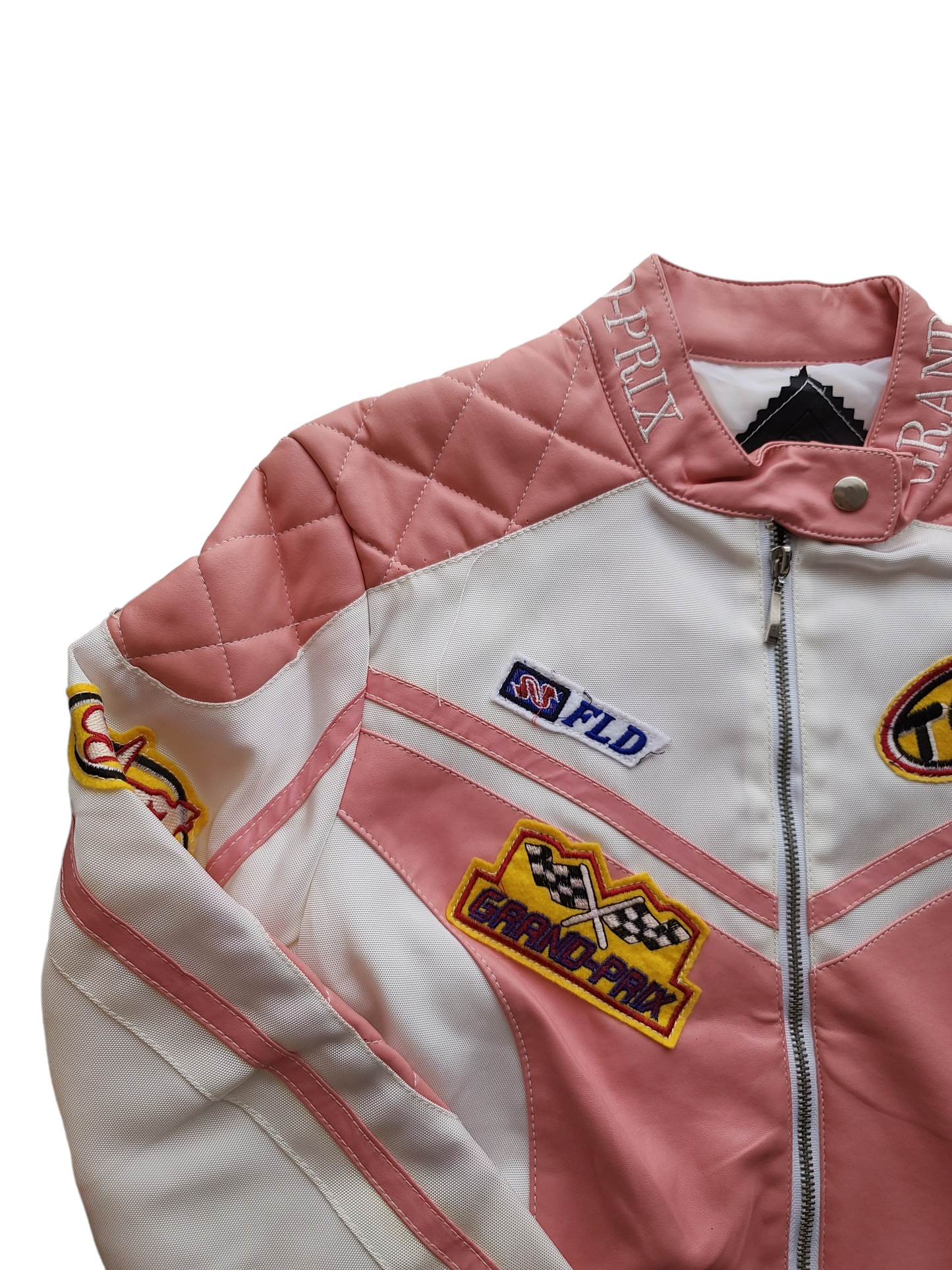 Pink biker jacket y2k