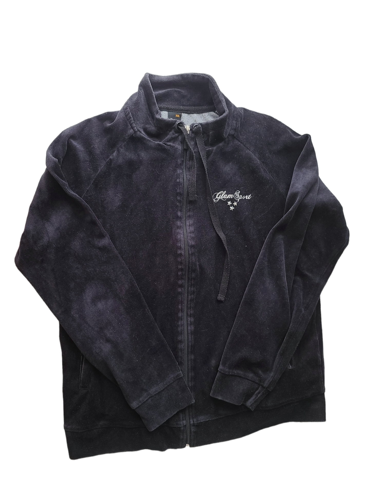 Mcbling vintage y2k strass vintage 2000 bimbocore sweat streetwear girly velvet