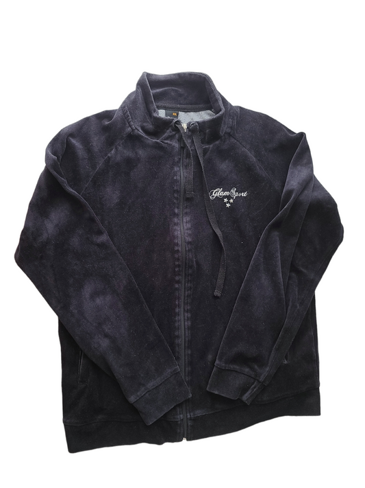 Mcbling vintage y2k strass vintage 2000 bimbocore sweat streetwear girly velvet