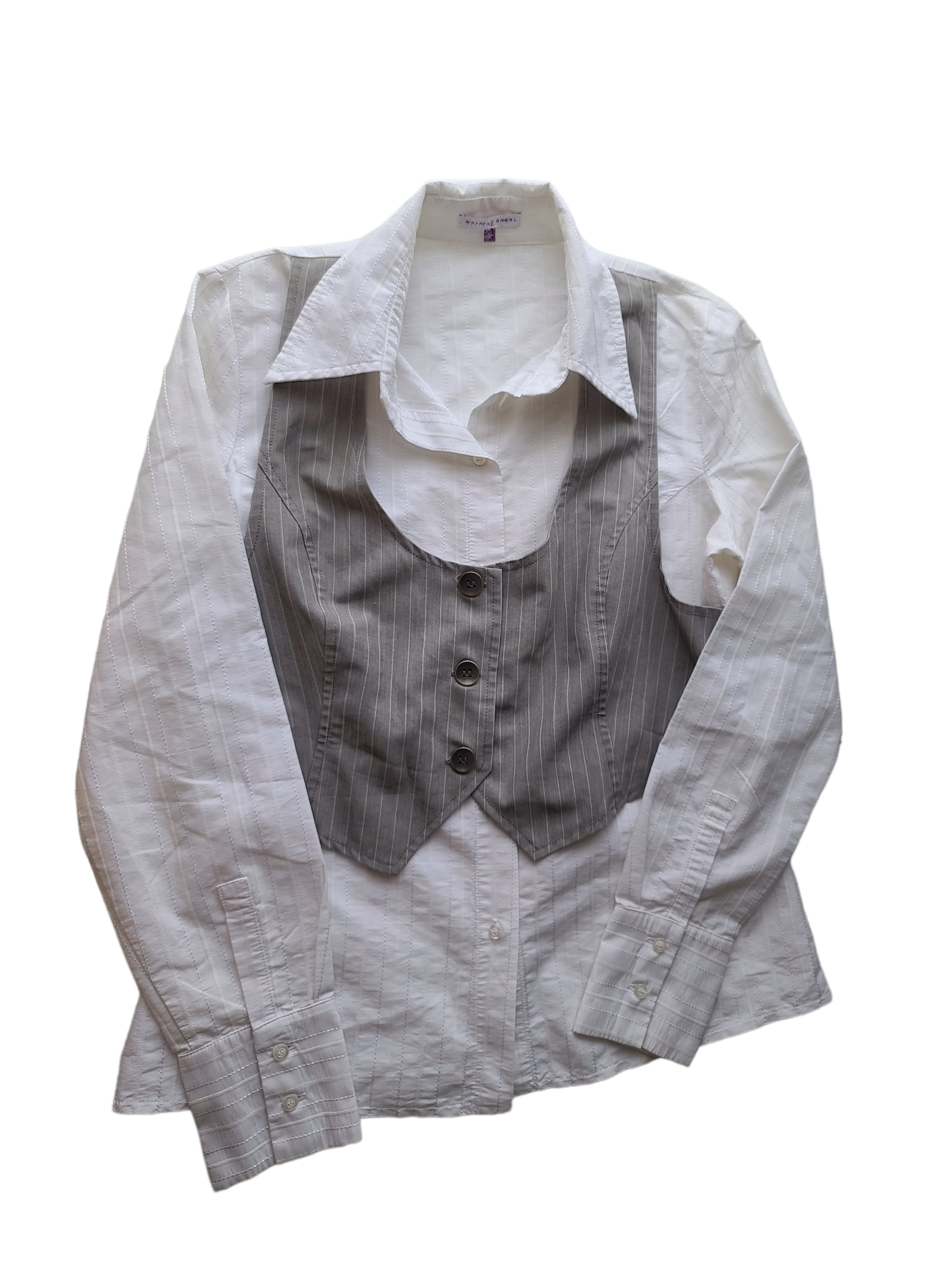 Harajuku cybery2k top vintage chemise y2k shirt 
