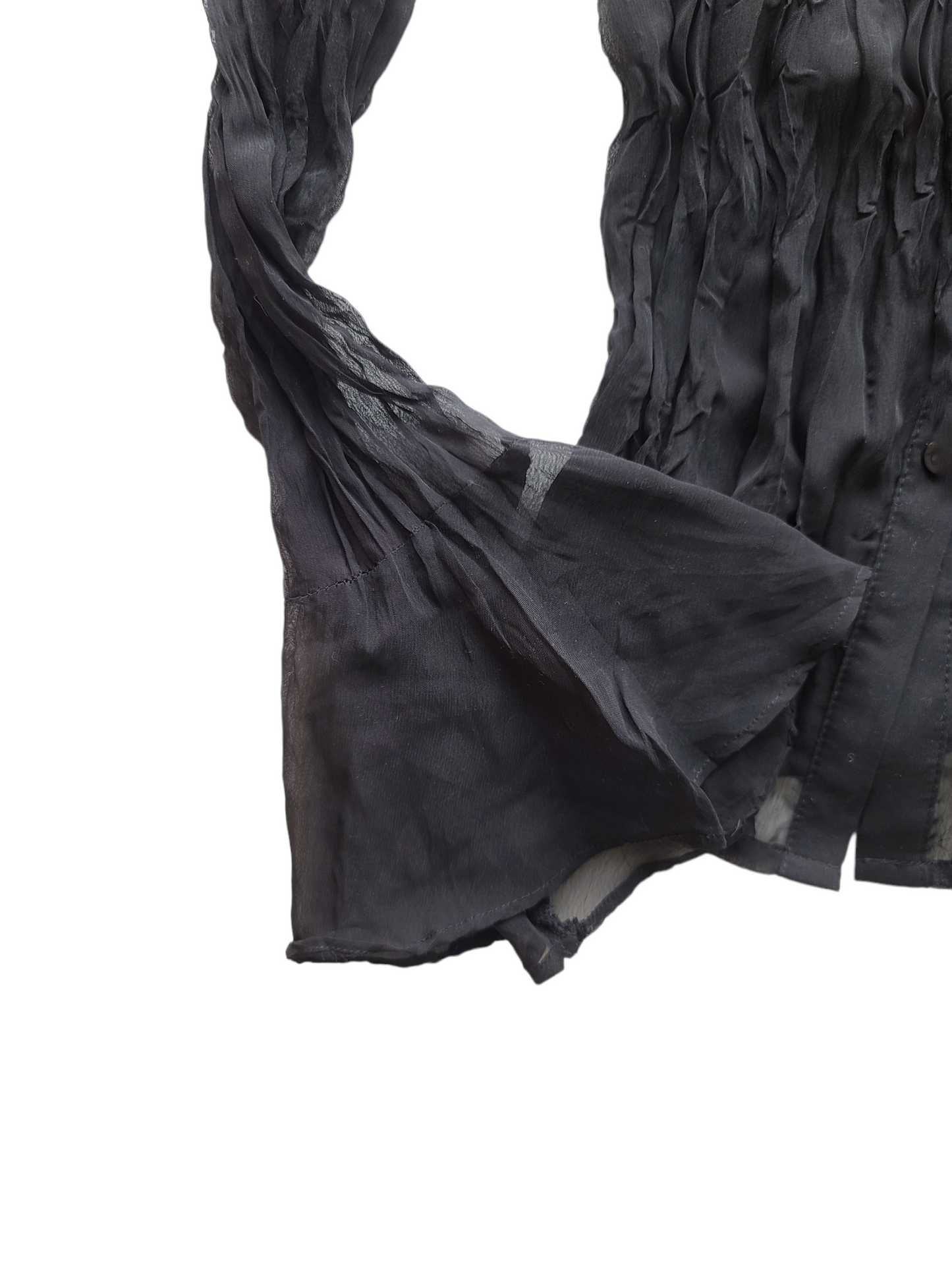 Fairy y2k vintage transparent black top - zimfriperie