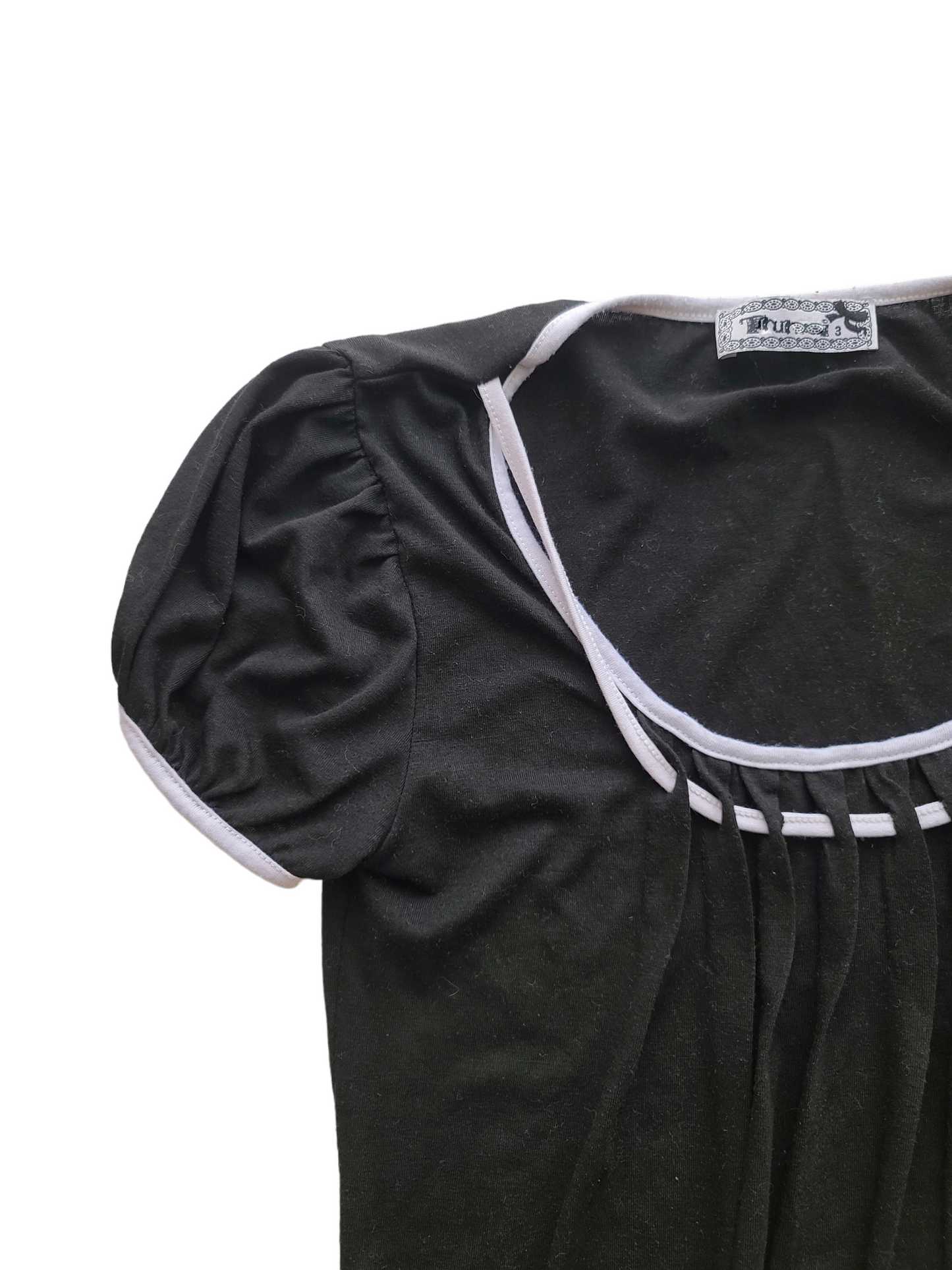 Y2k downton coquette preppy top