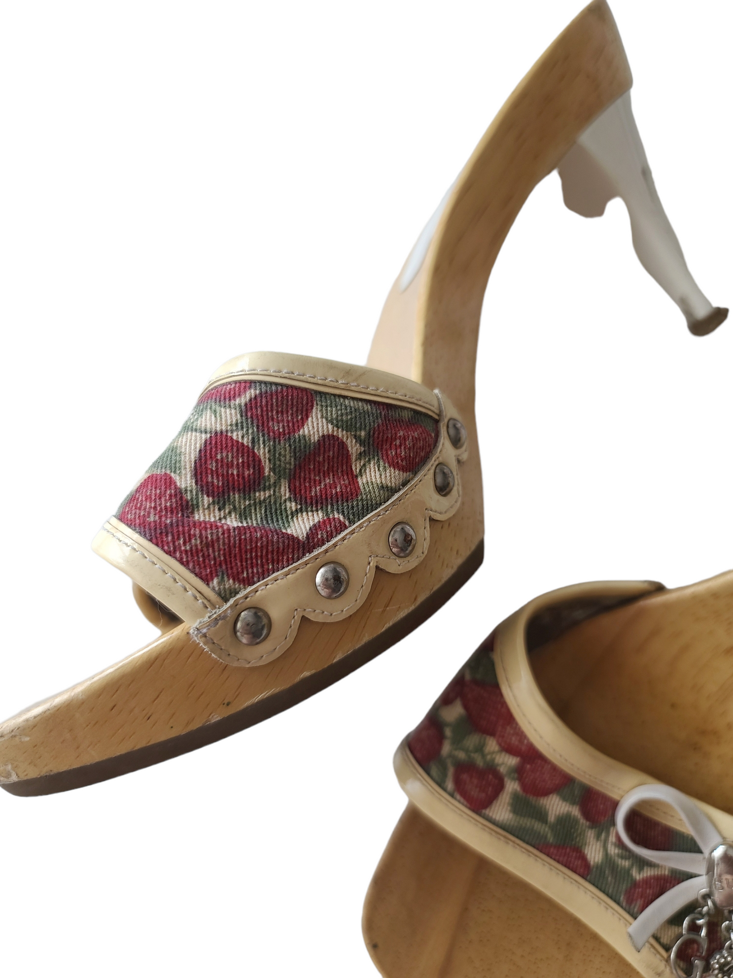 Y2k strawberry mules Guess mcbling