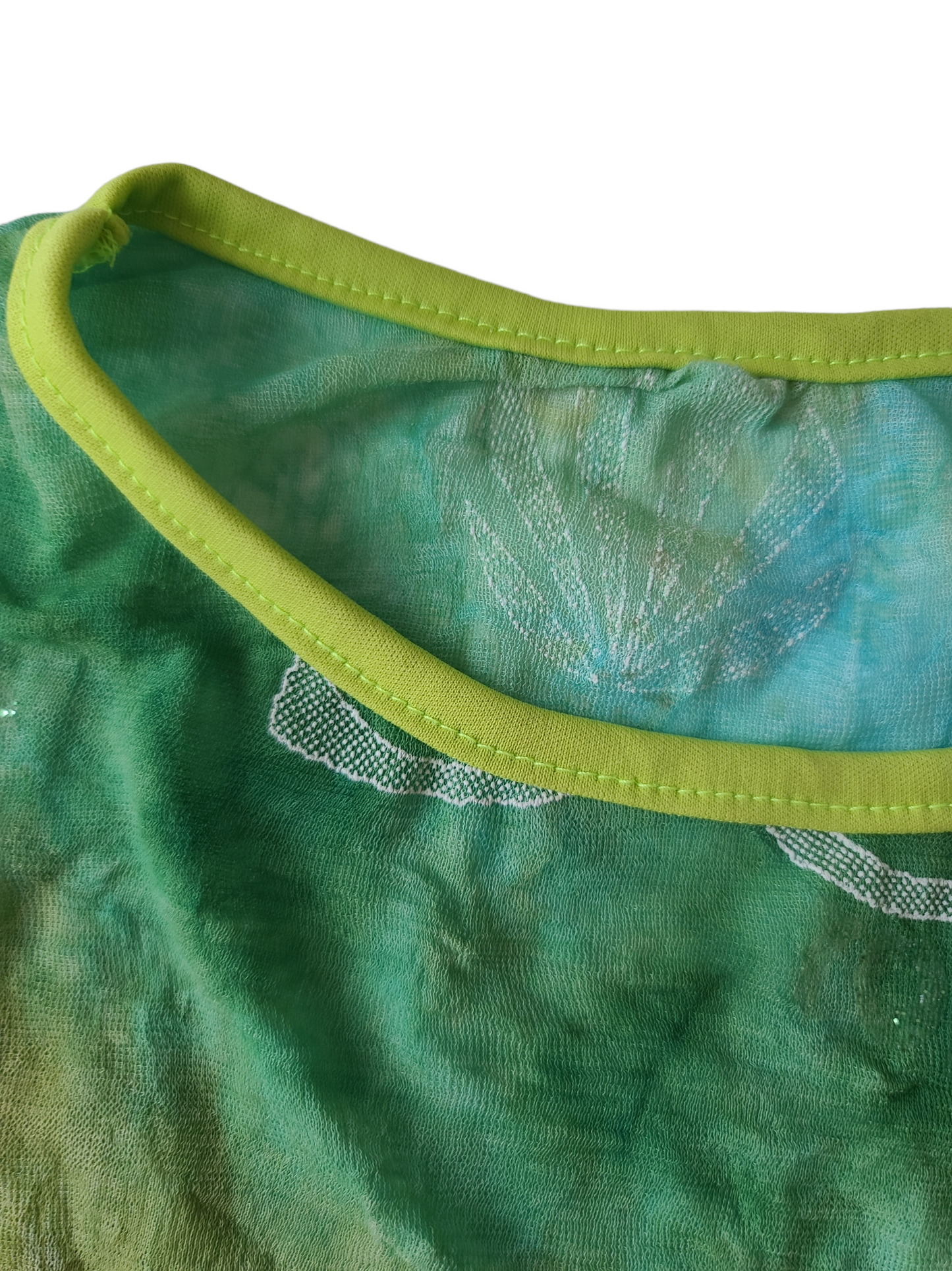 Mermaid fairy y2k mesh top