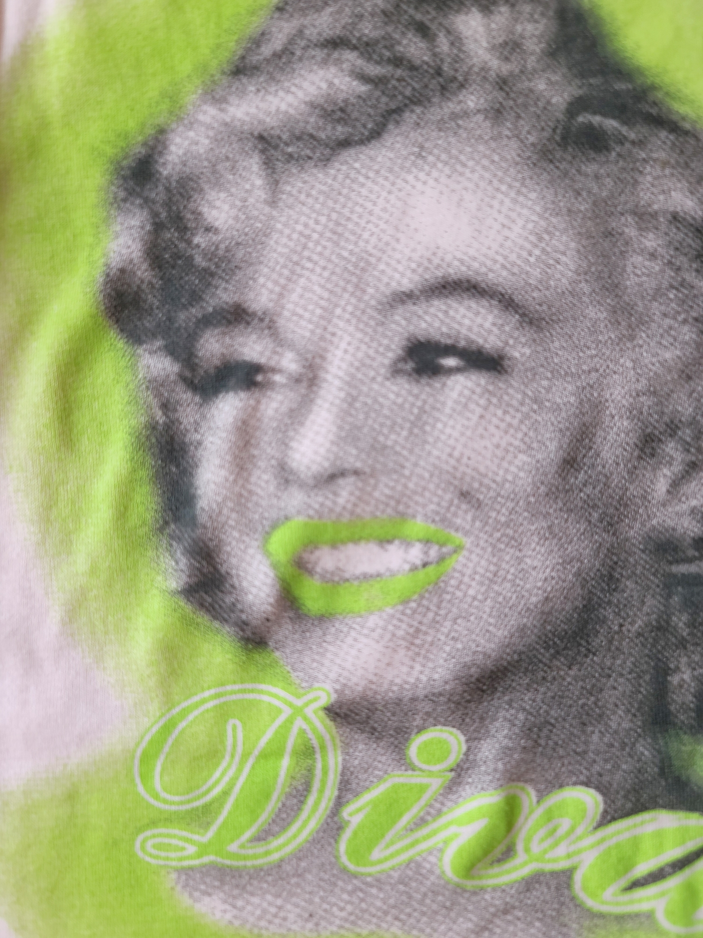 Funky Marilyn Monroe printed y2k tshirt