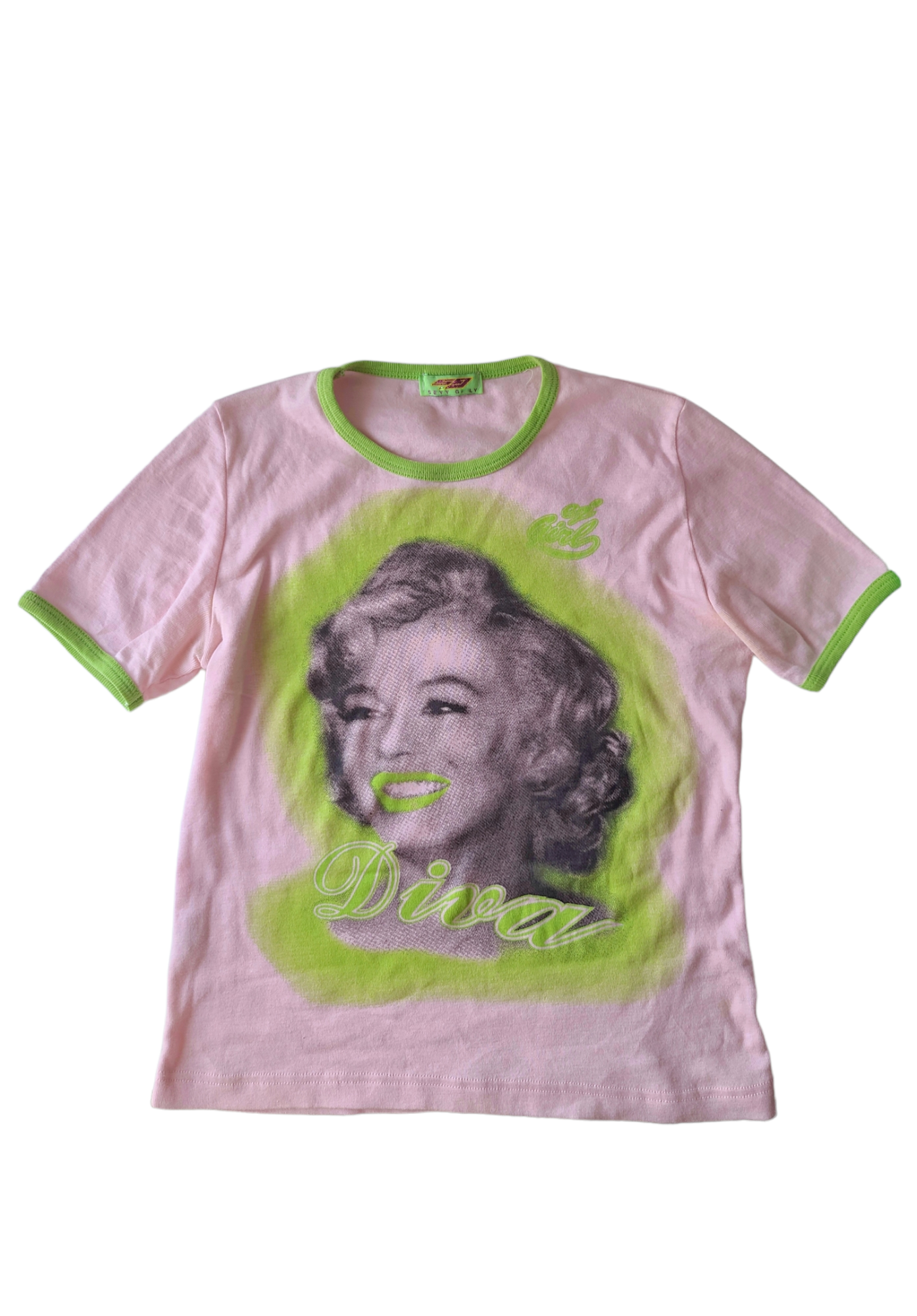Funky Marilyn Monroe printed y2k tshirt