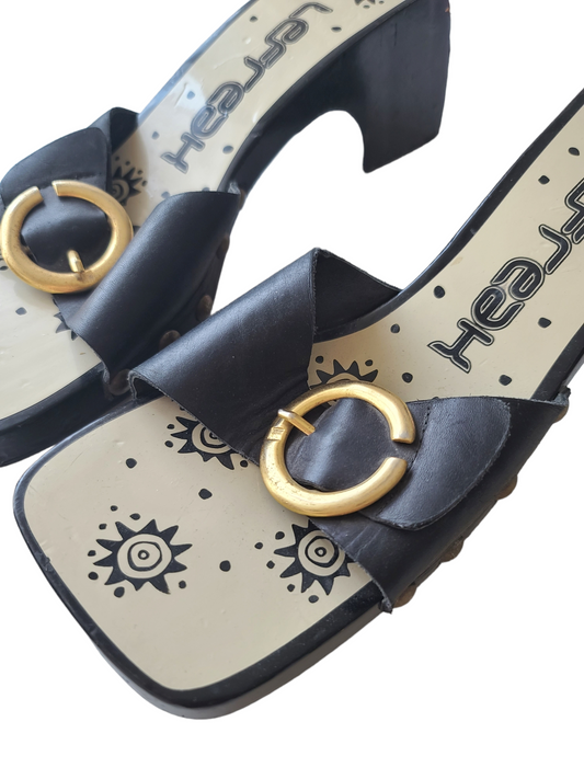 Mules sandals grunge cyber 90s