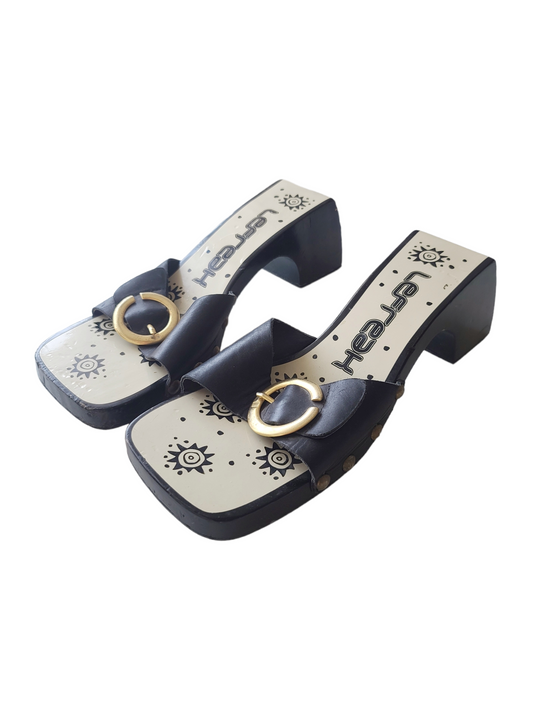 Mules sandals grunge cyber 90s