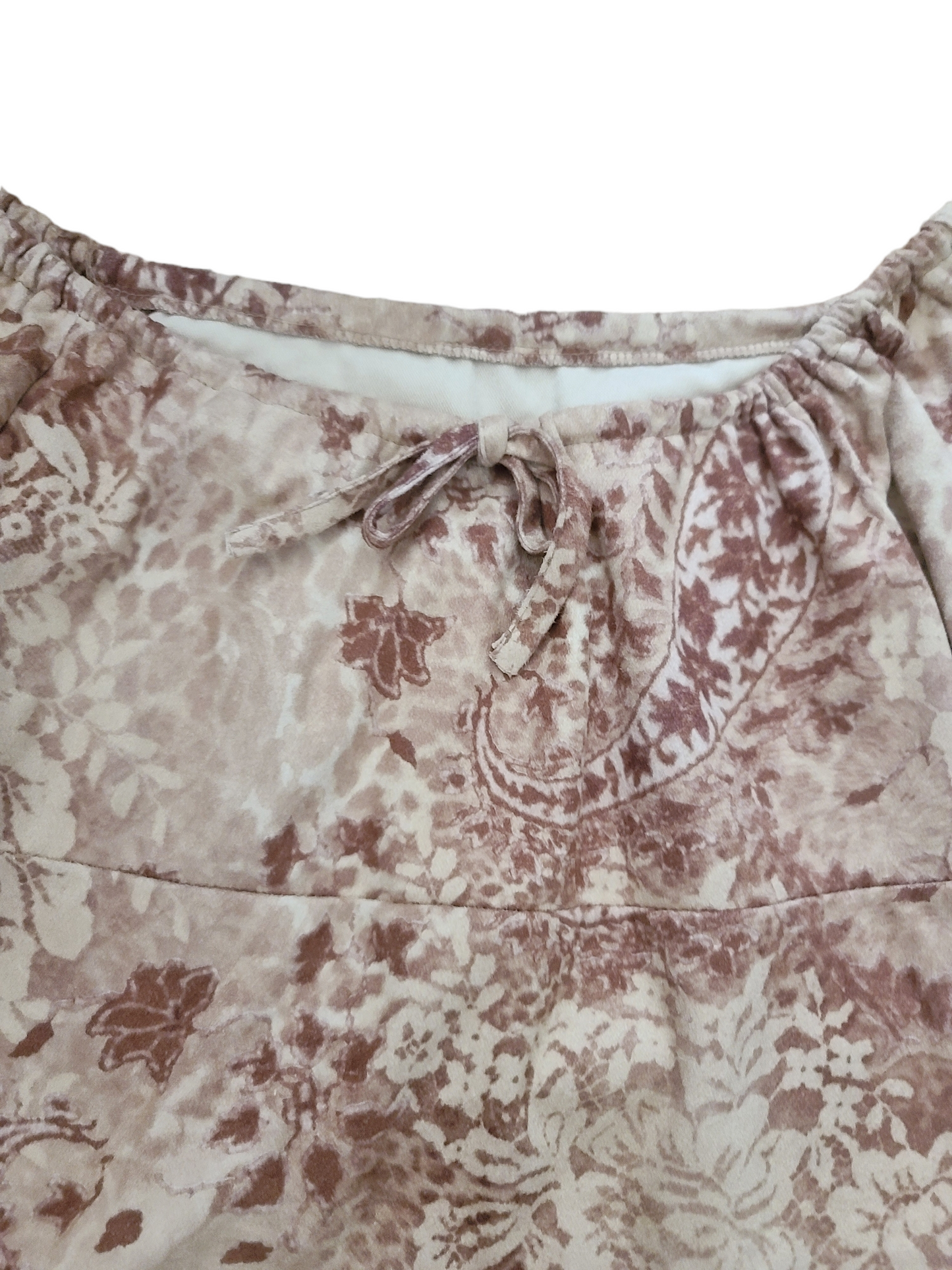 Fairy velvet bohemian y2k top