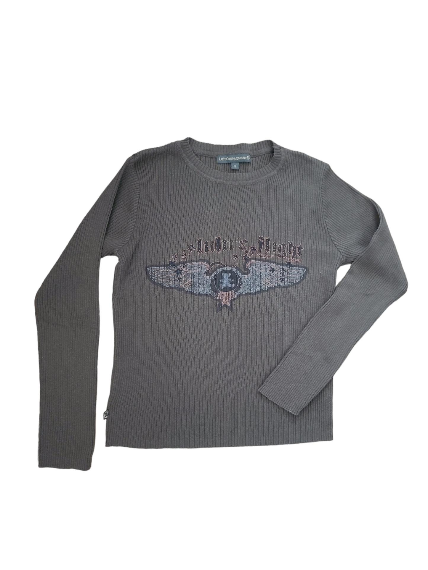 Cybergrunge acubi archive corduroy kaki y2k sweater