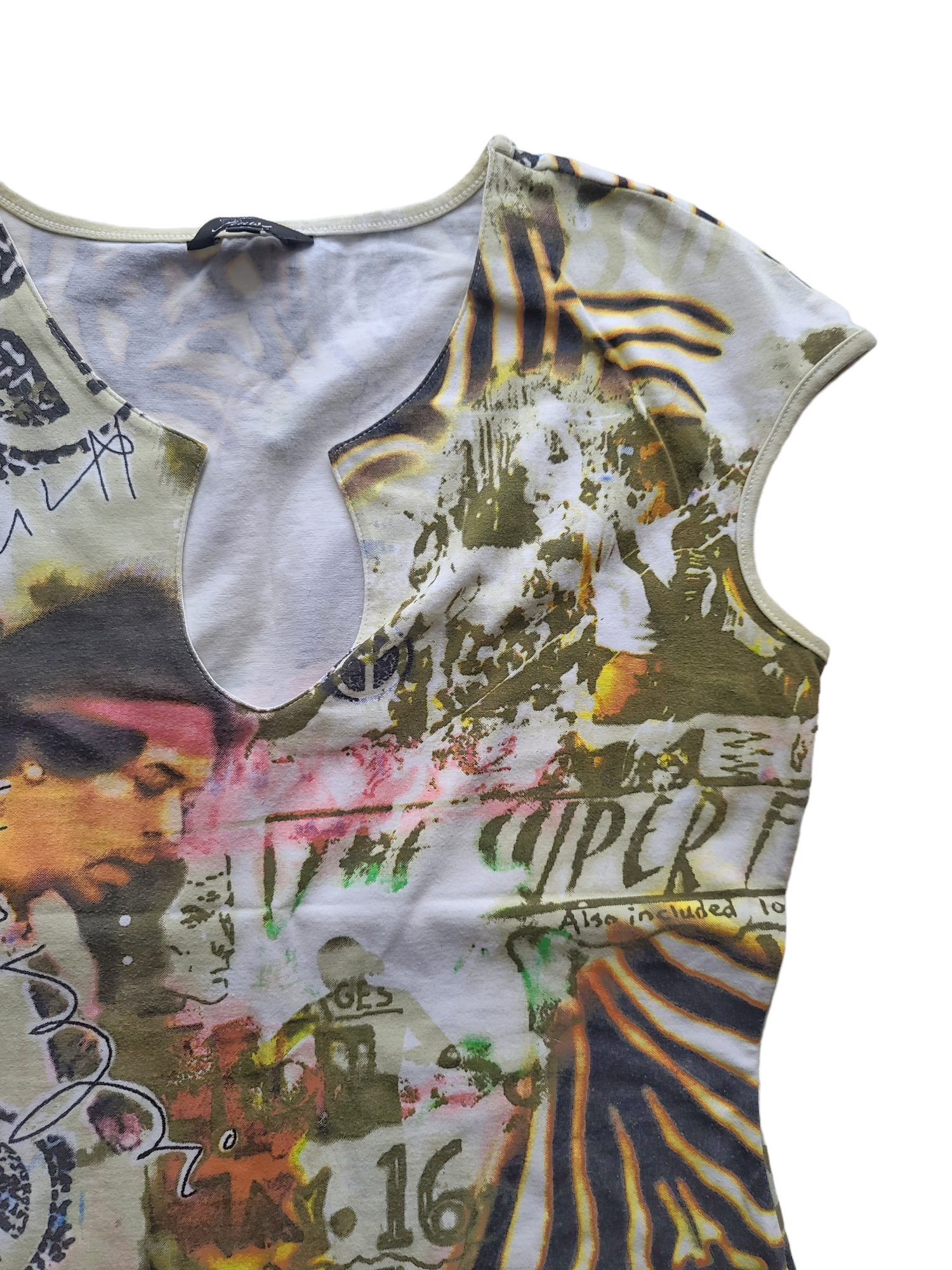 Graphic 90s printed tank top - zimfriperie