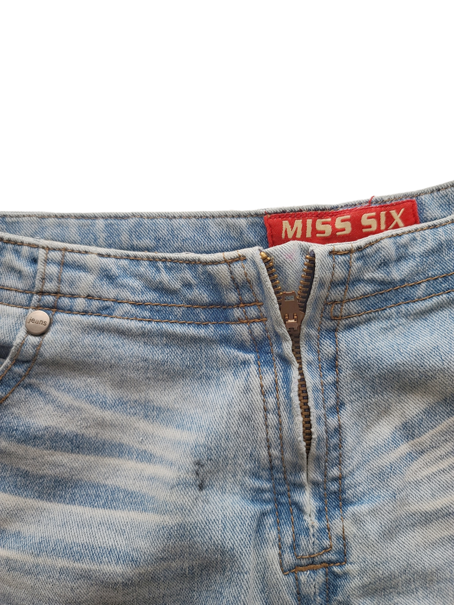 Denim y2k mini short