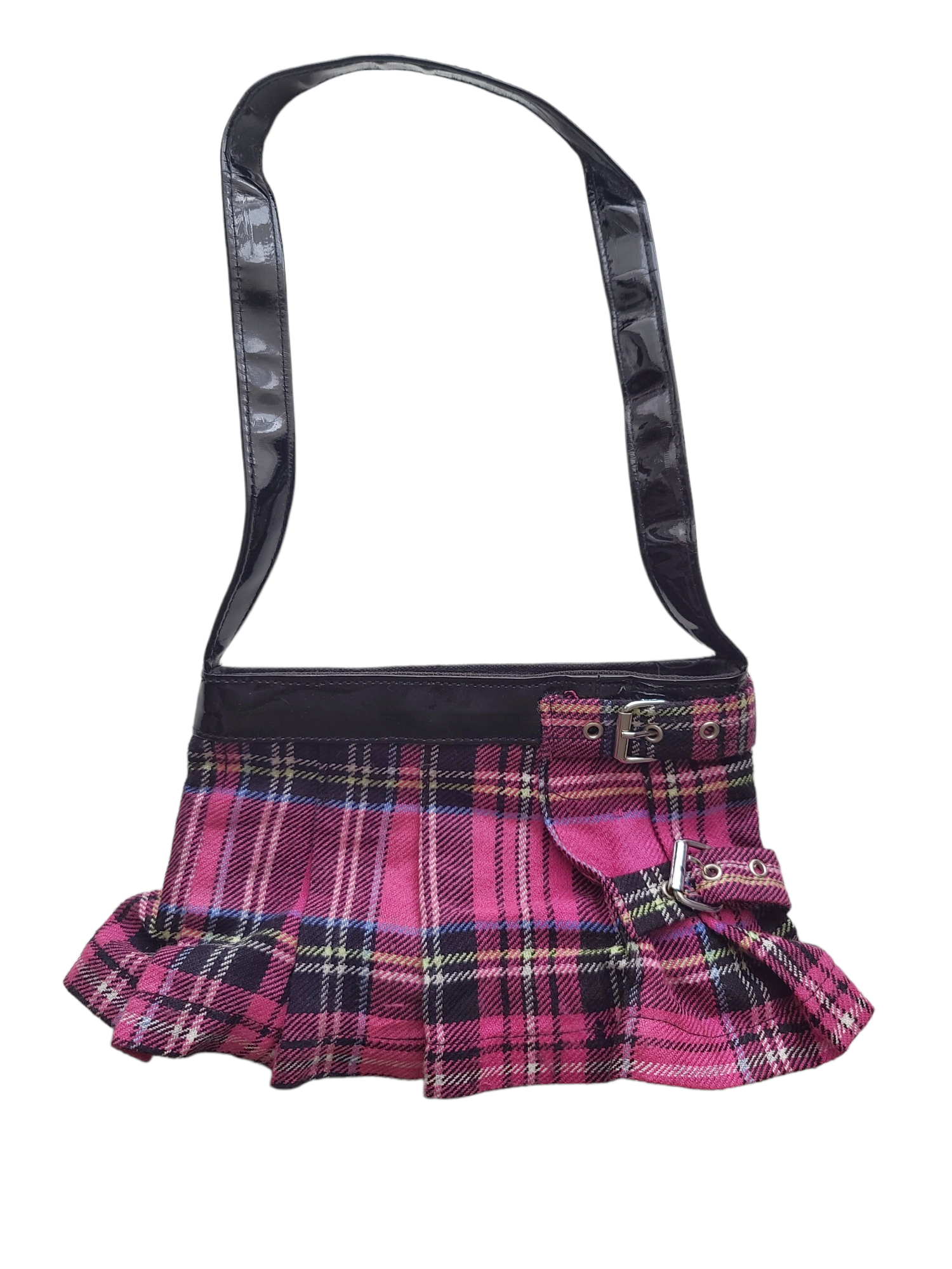 Harajuku cybery2k y2k punk cyberpunk plaid mini bag