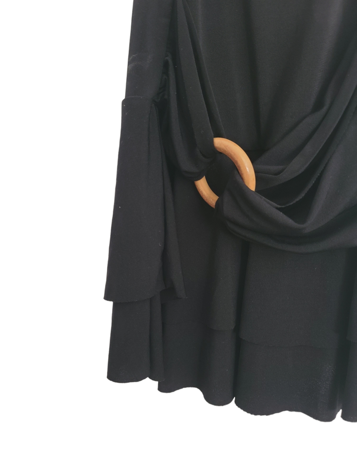 Y2k black dressruffled