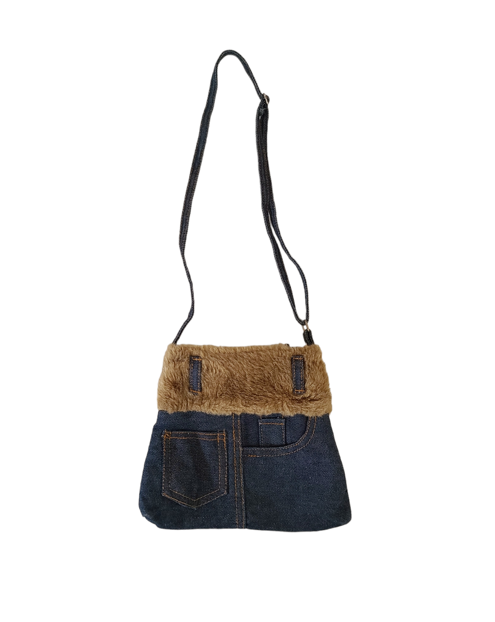 Denim y2k gyaru harajuku mini bag mcbling vintage