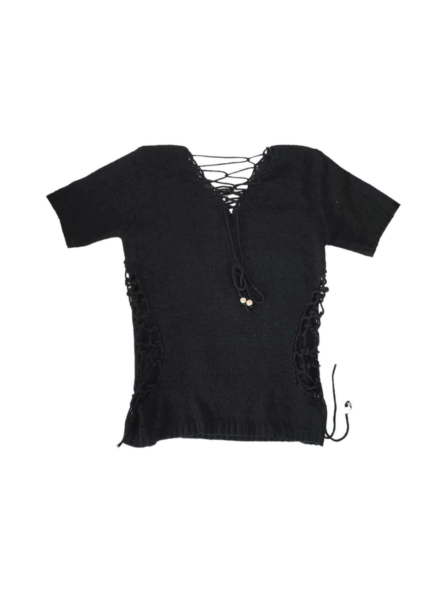 Fairy lace up y2k top