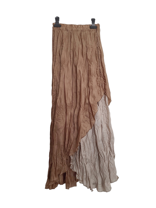 Archive vintage pleated maxi skirt