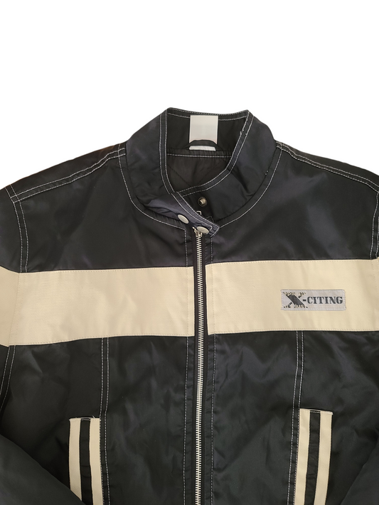 Vintage racing black jacket