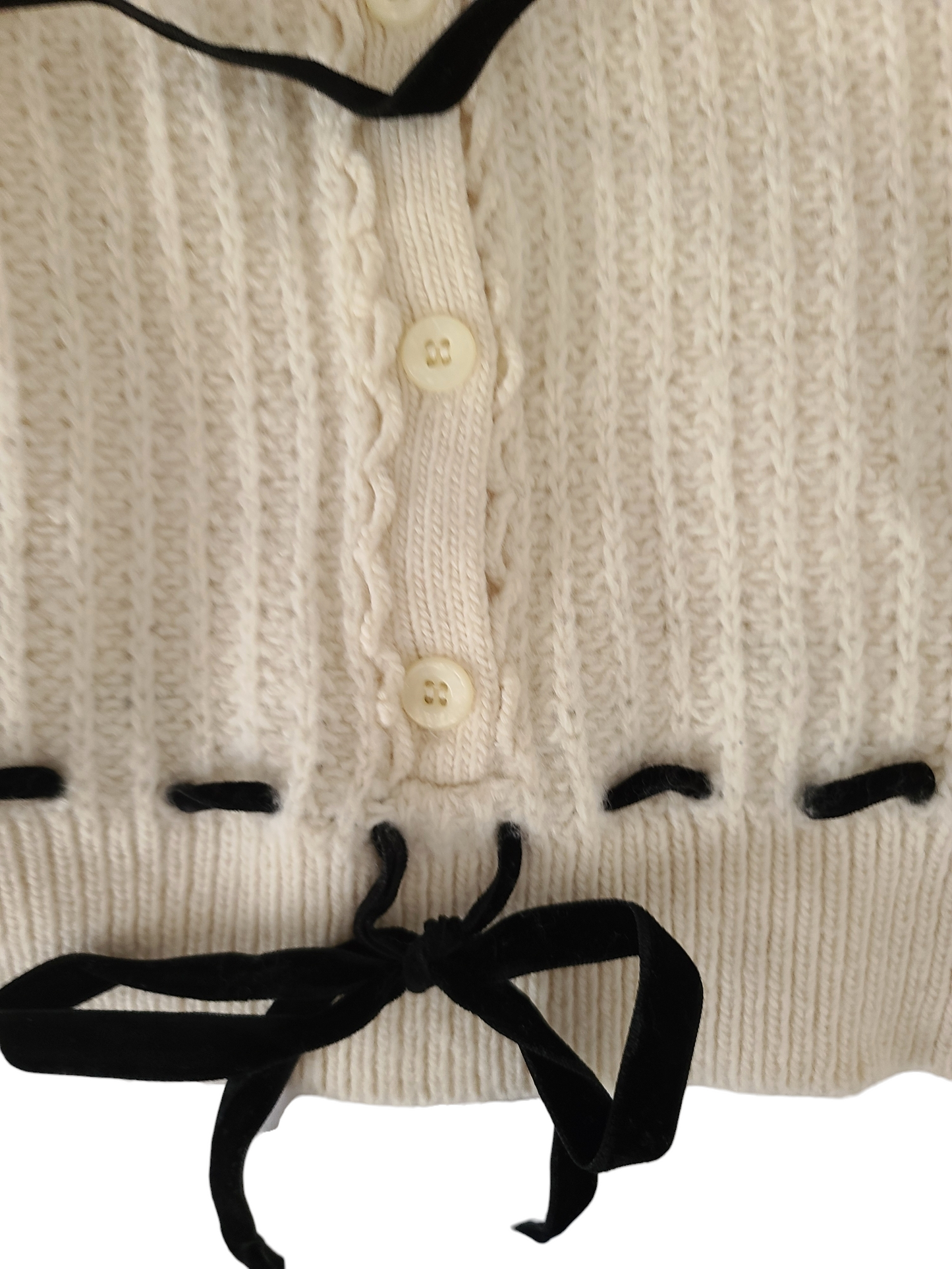 Coquette ribbon y2k japan sweater