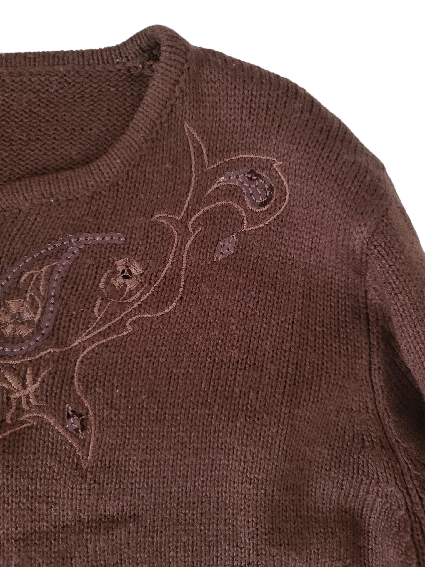 Y2k fairy brown sweater