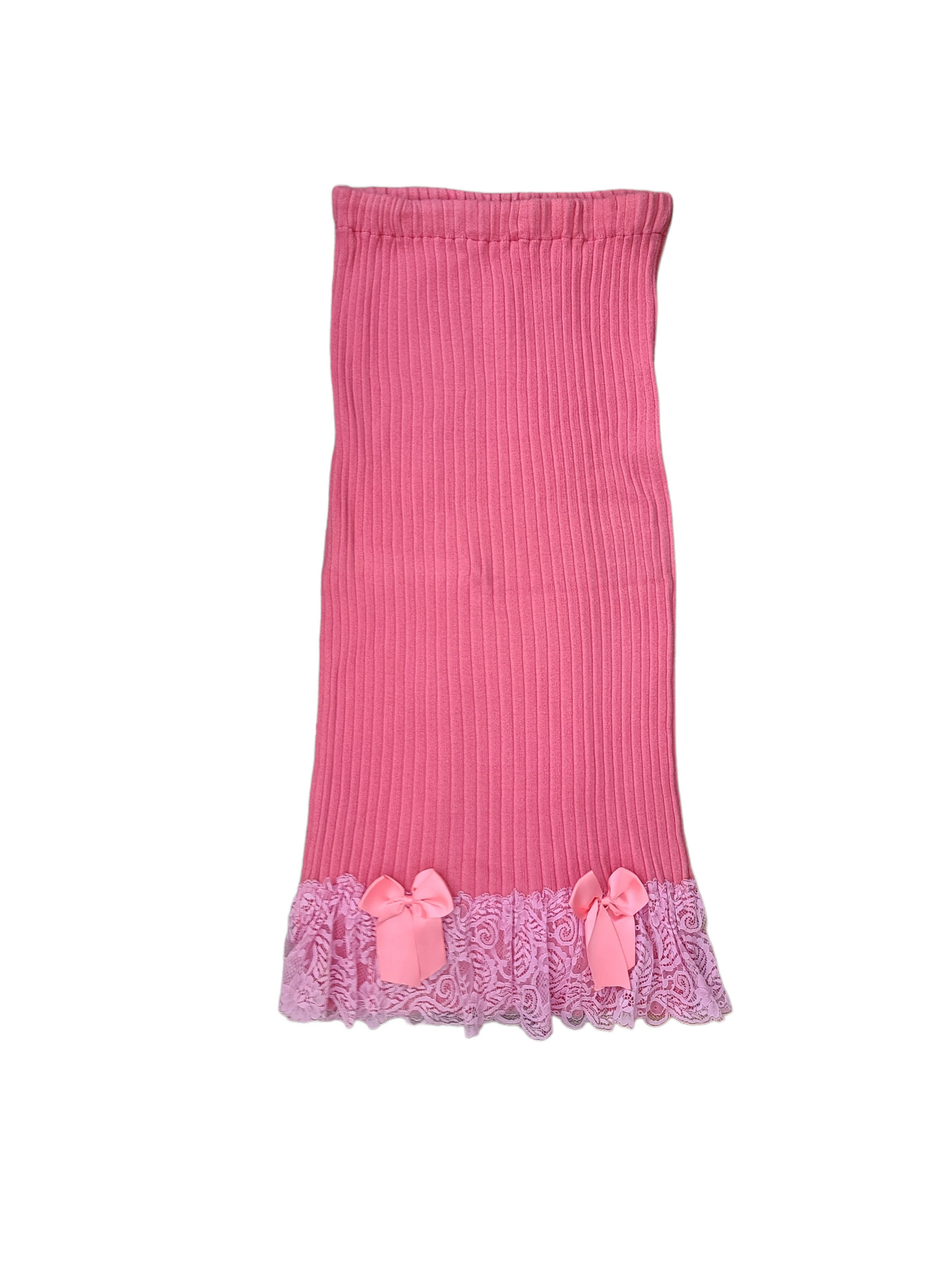 Coquette pink ribbon set