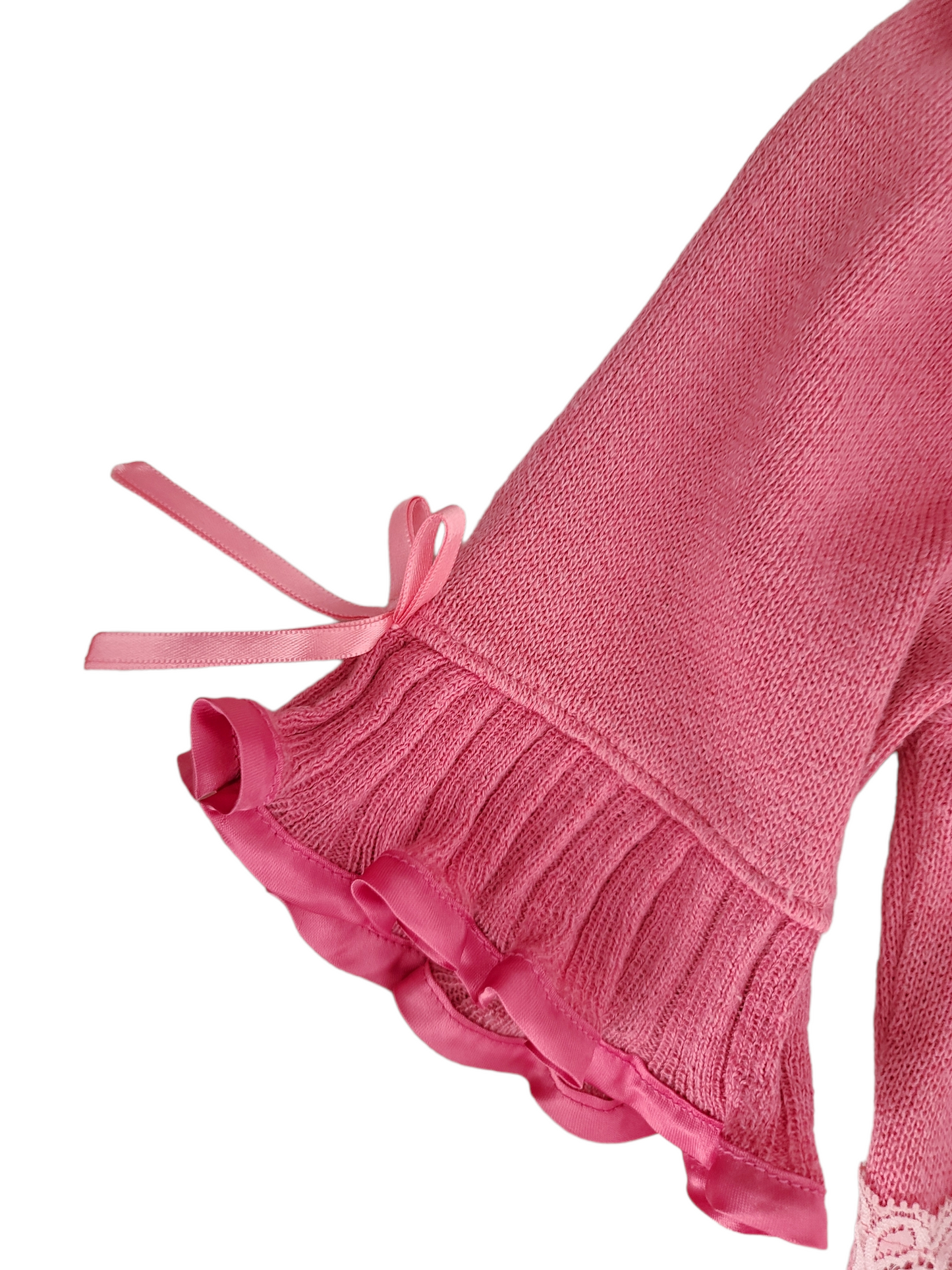 Coquette pink ribbon set