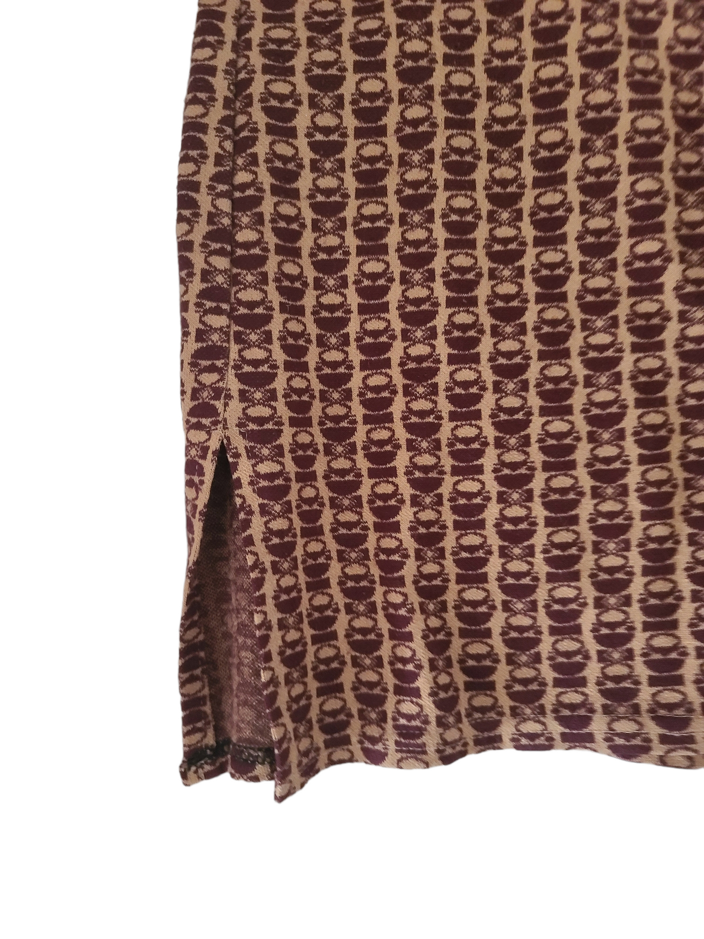 Y2k printed brown set