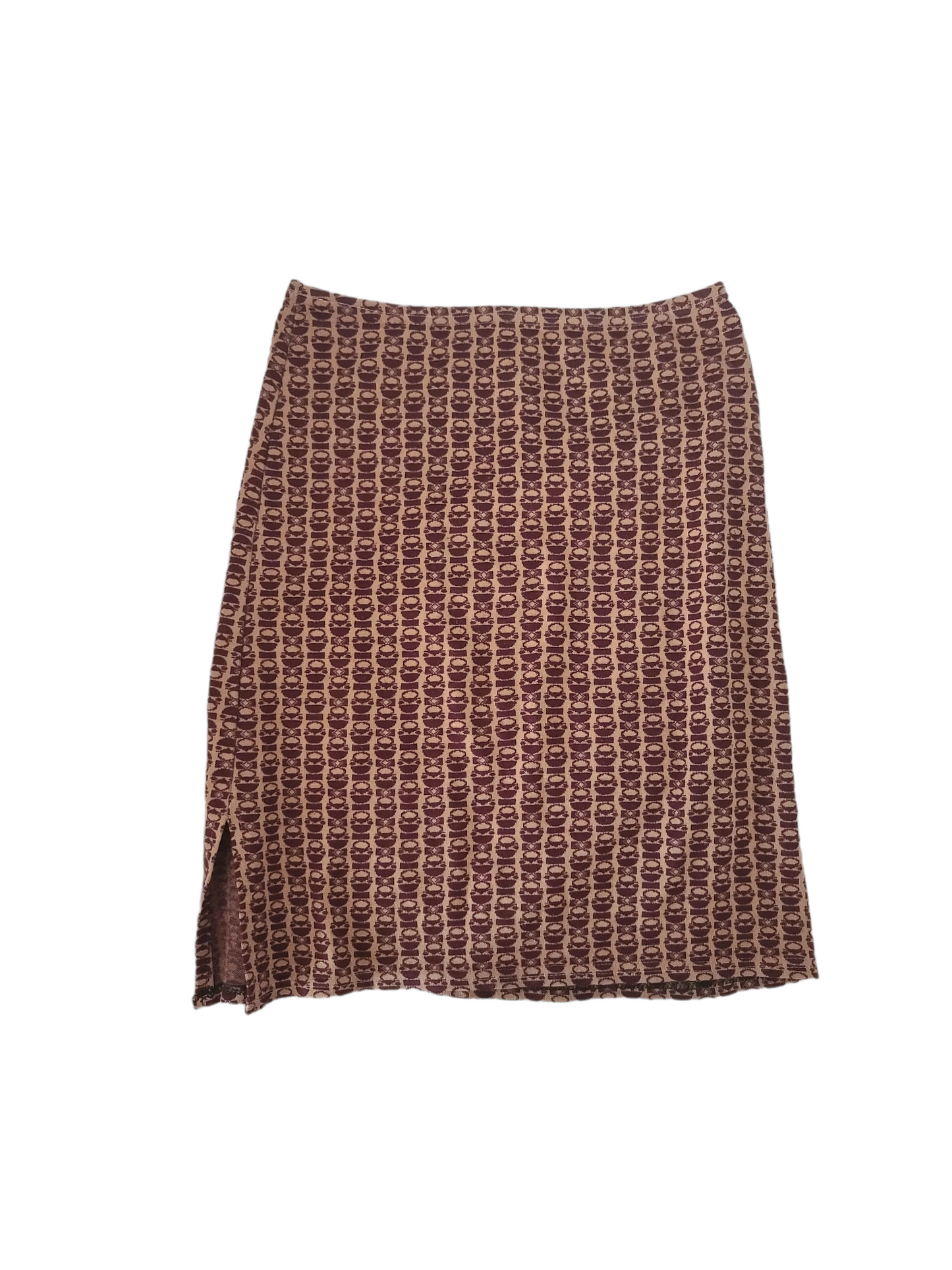 Y2k printed brown set