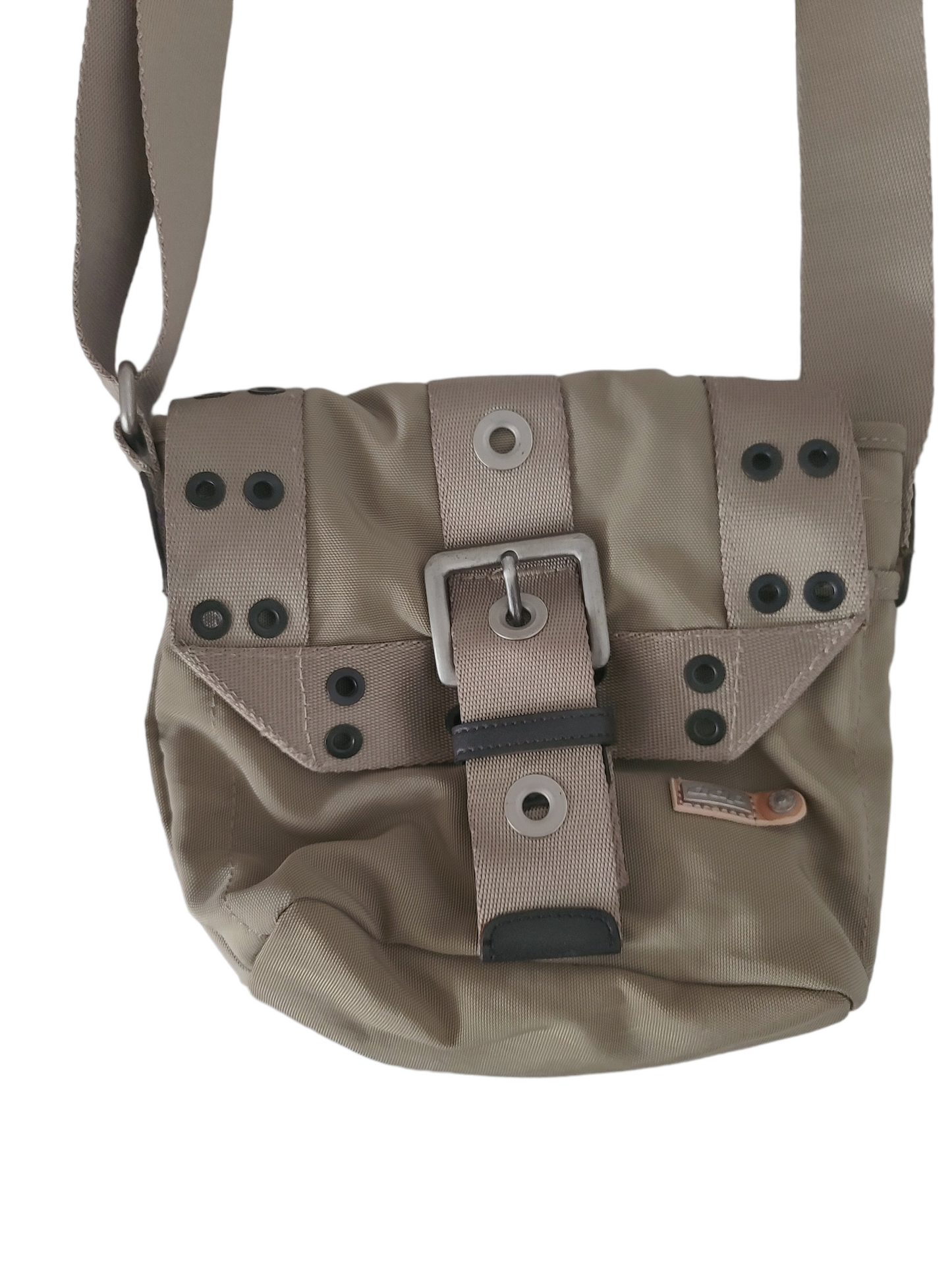 Cybergrunge khaki gorpcore bag