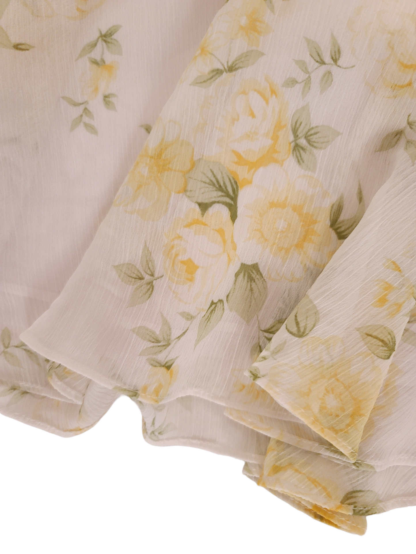 Vintage y2k flowers mesh skirt