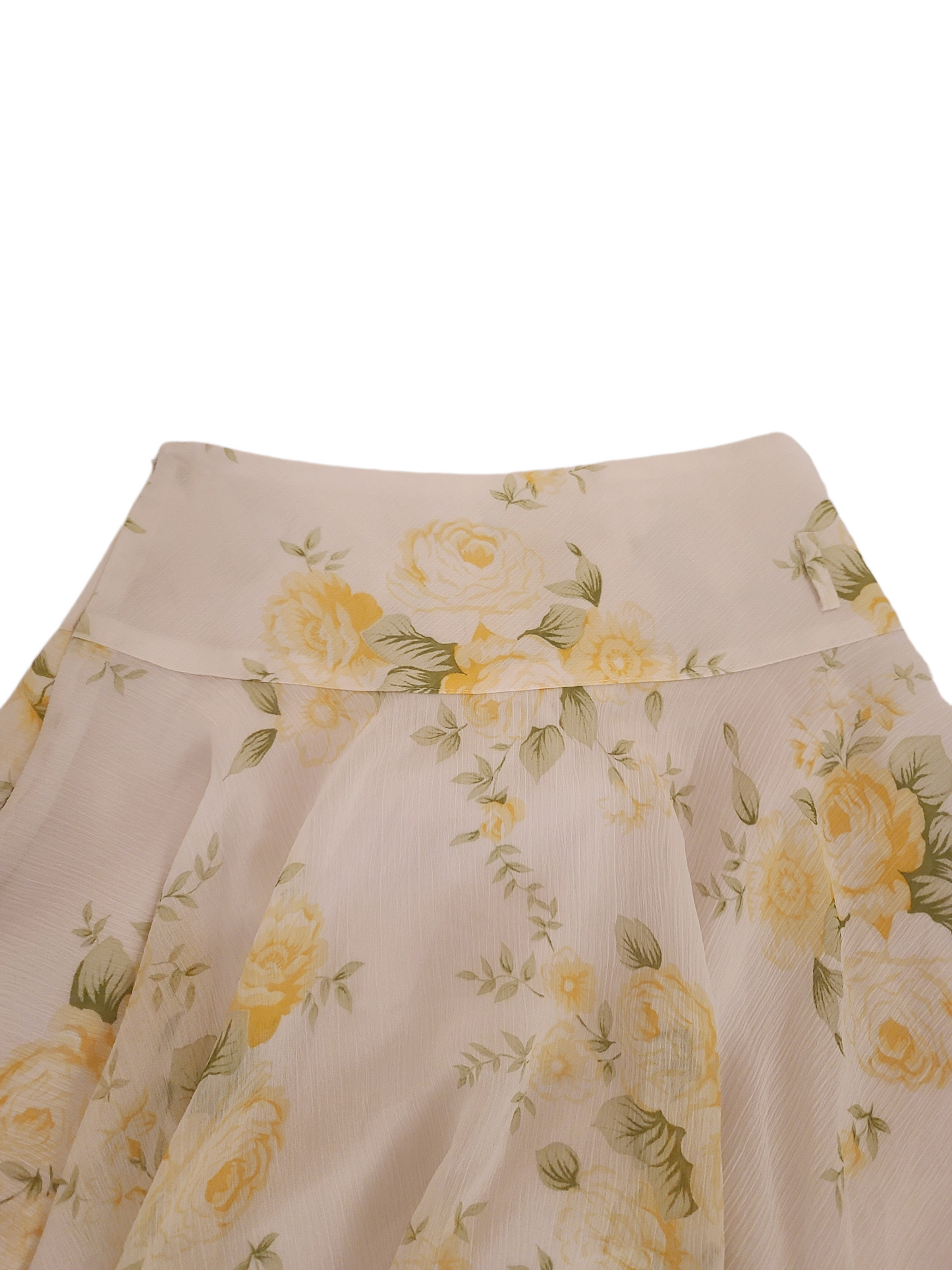 Vintage y2k flowers mesh skirt