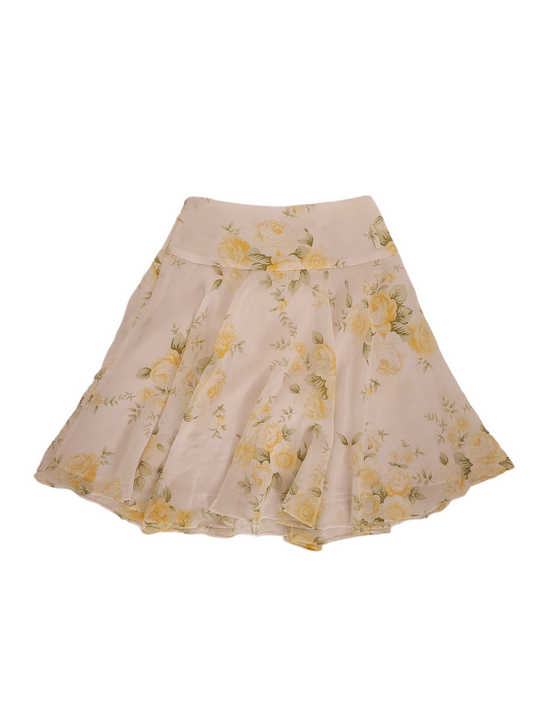 Y2k vintage flower printed skirt Coquette cottagecore champêtre cute kawaii 