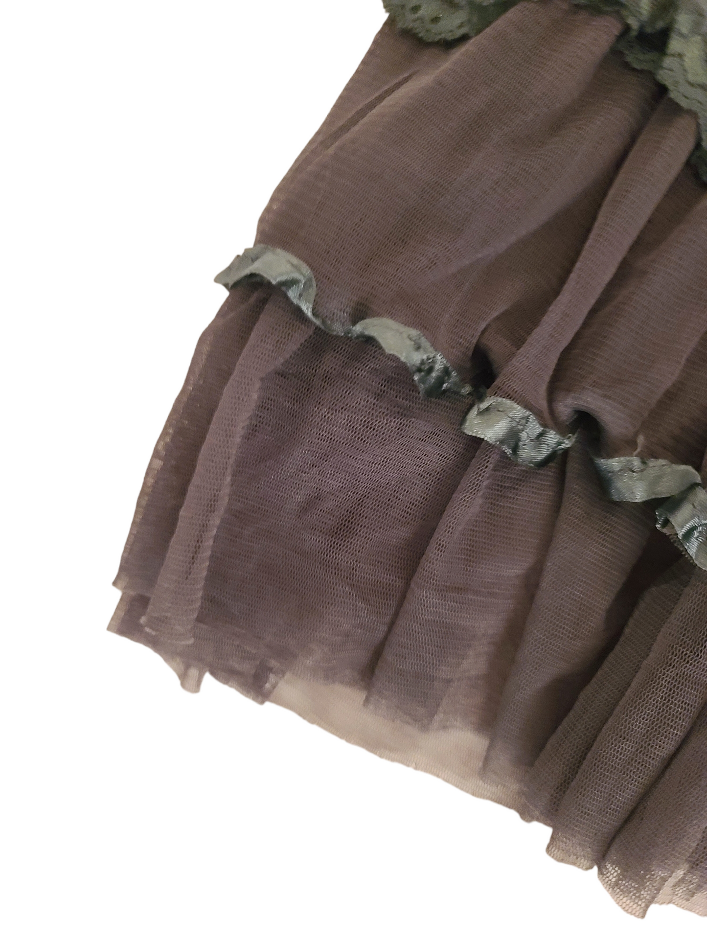 Y2k coquette fairy ruffled lace skirt