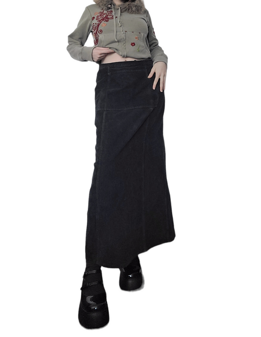 Corduroy 90s maxi skirt