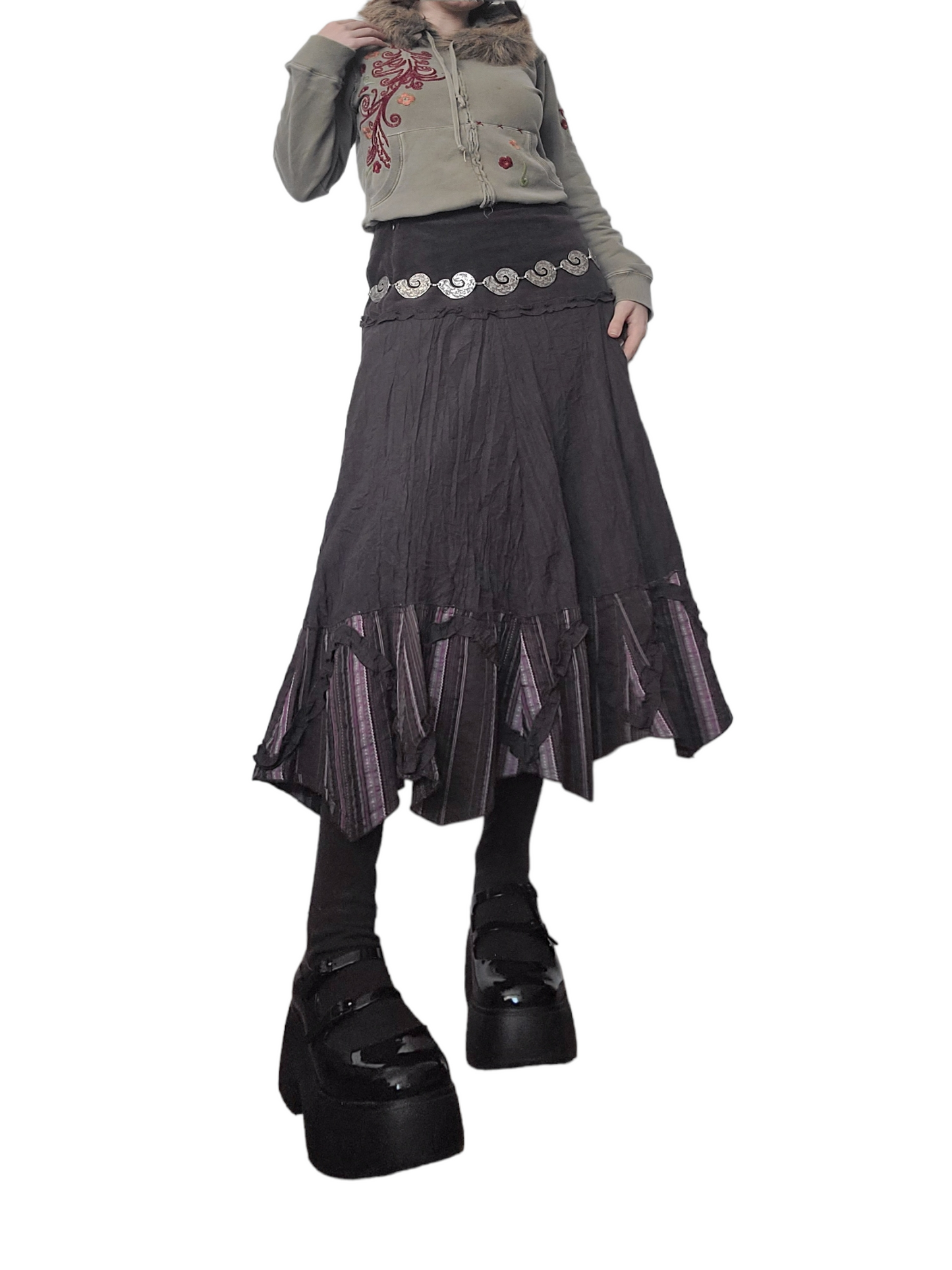 Y2k vintage downtown coquette skirt