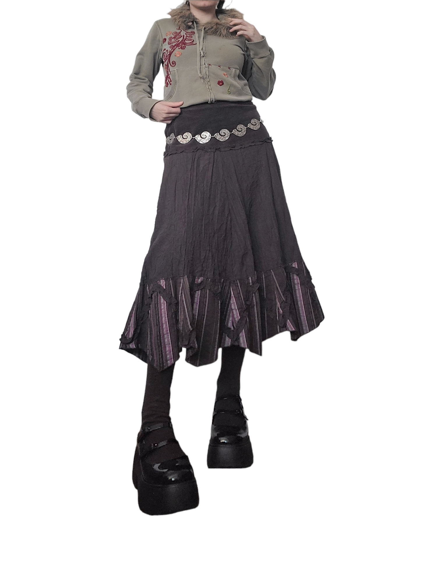 Y2k vintage downtown coquette skirt