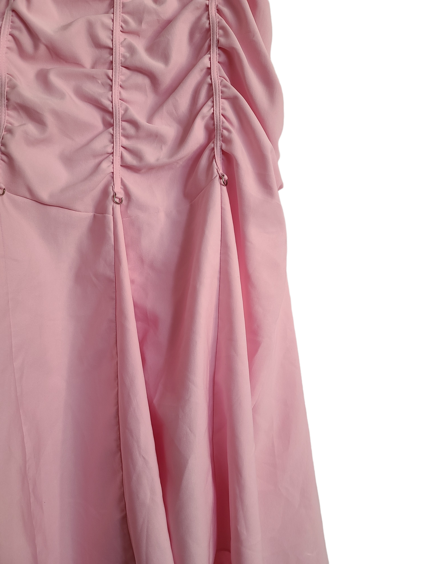 Cybery2k gorpcore pink maxi dress