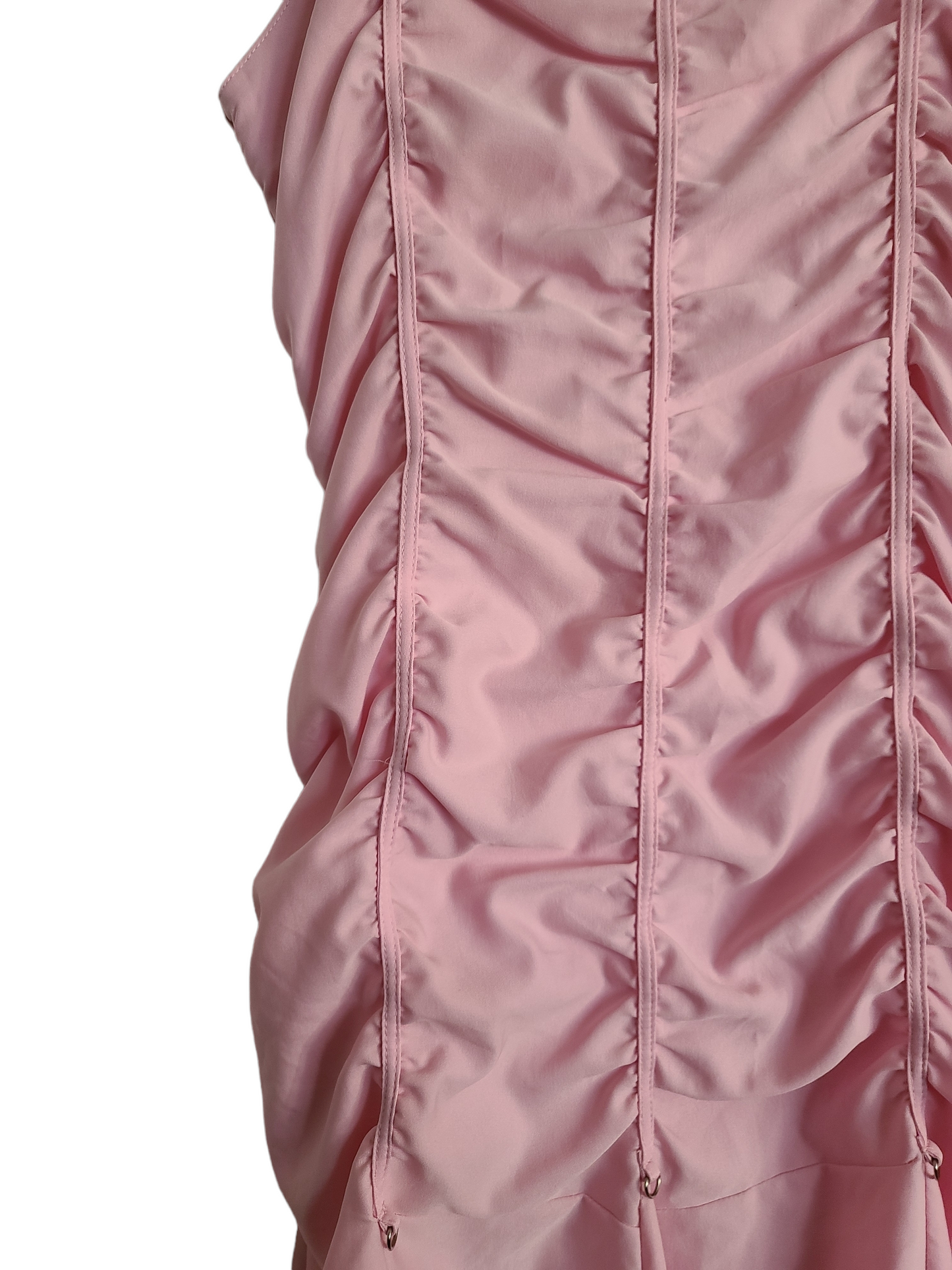 Cybery2k gorpcore pink maxi dress