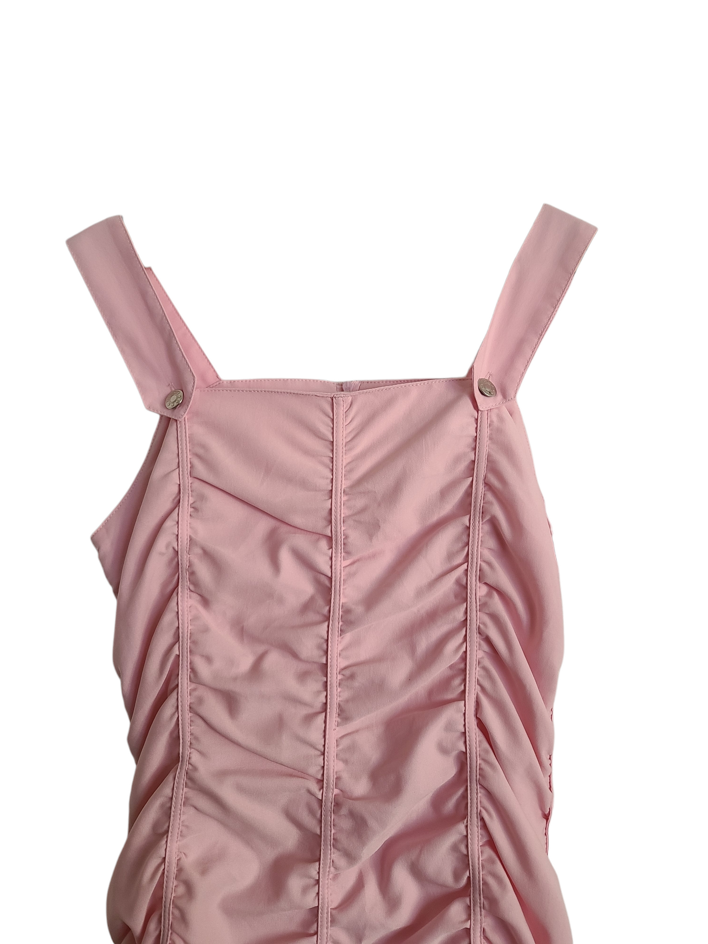 Cybery2k gorpcore pink maxi dress