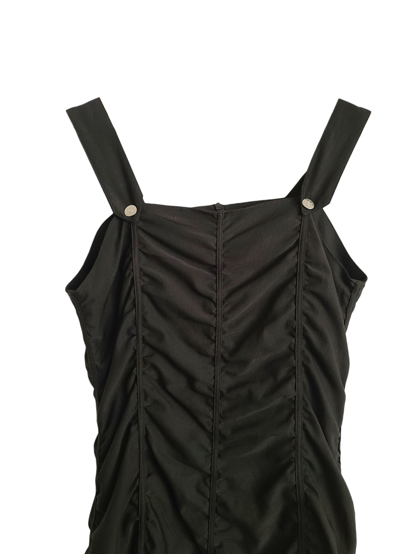 Cybery2k gorpcore black maxi dress