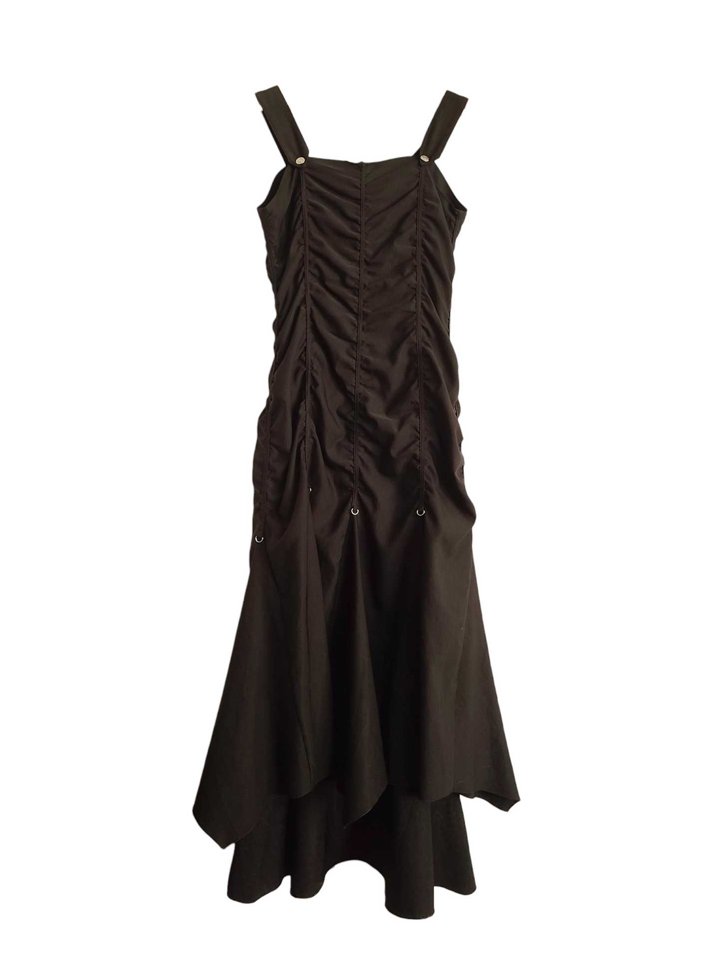 Cybery2k harajuku vintage y2k gorpcore futuristic maxi skirt