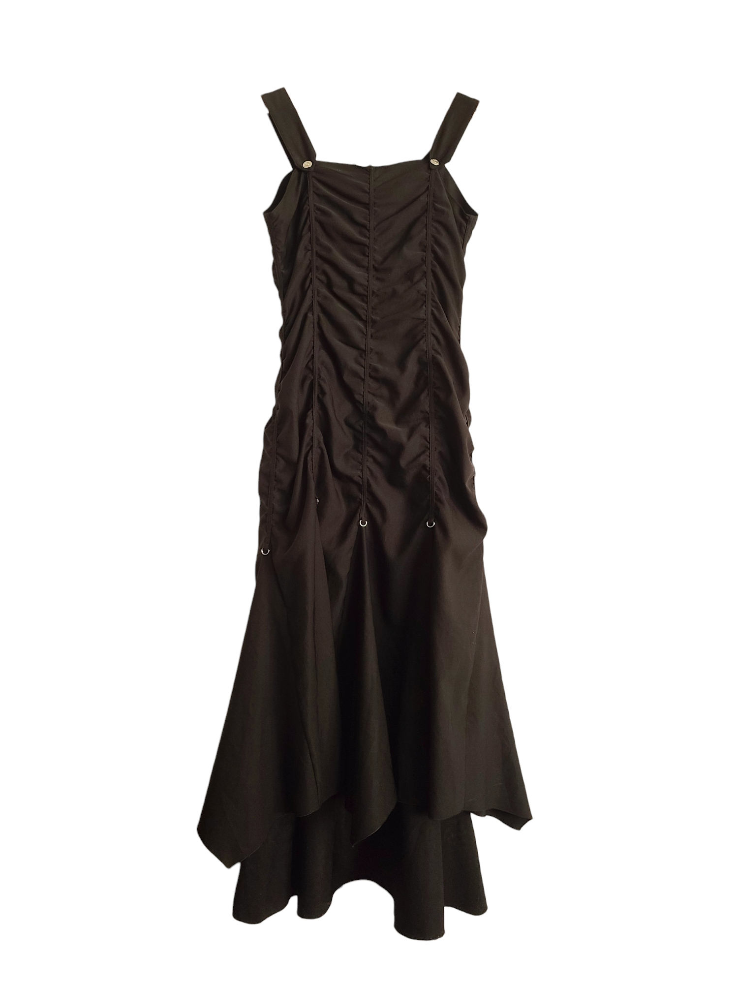 Cybery2k harajuku vintage y2k gorpcore futuristic maxi skirt