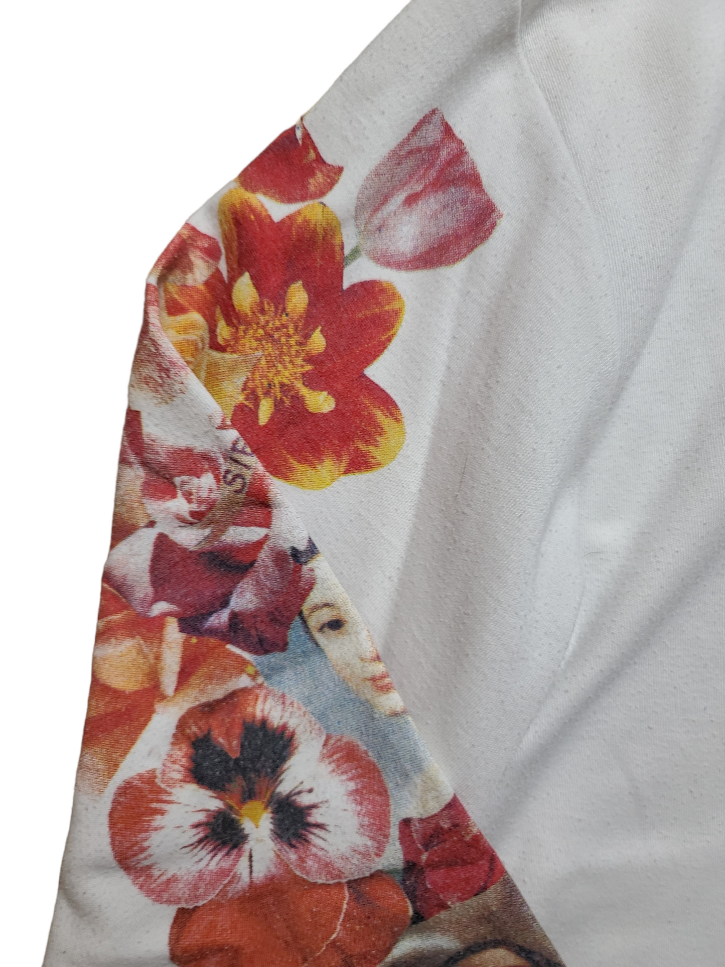 Archive vintage flowers printed top